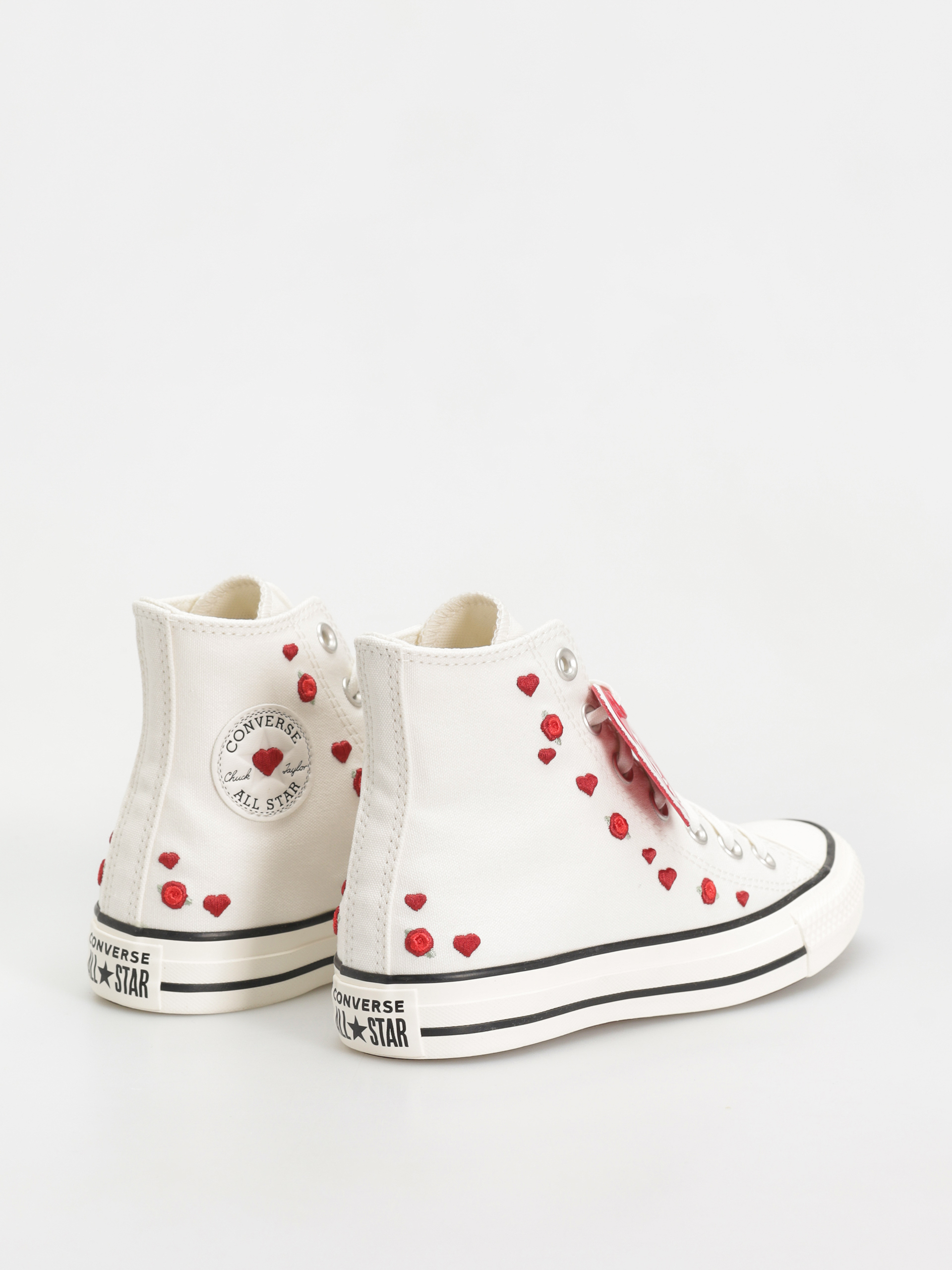 Кеди Converse Chuck Taylor All Star Hi Wmn (vintage white/red/egret)