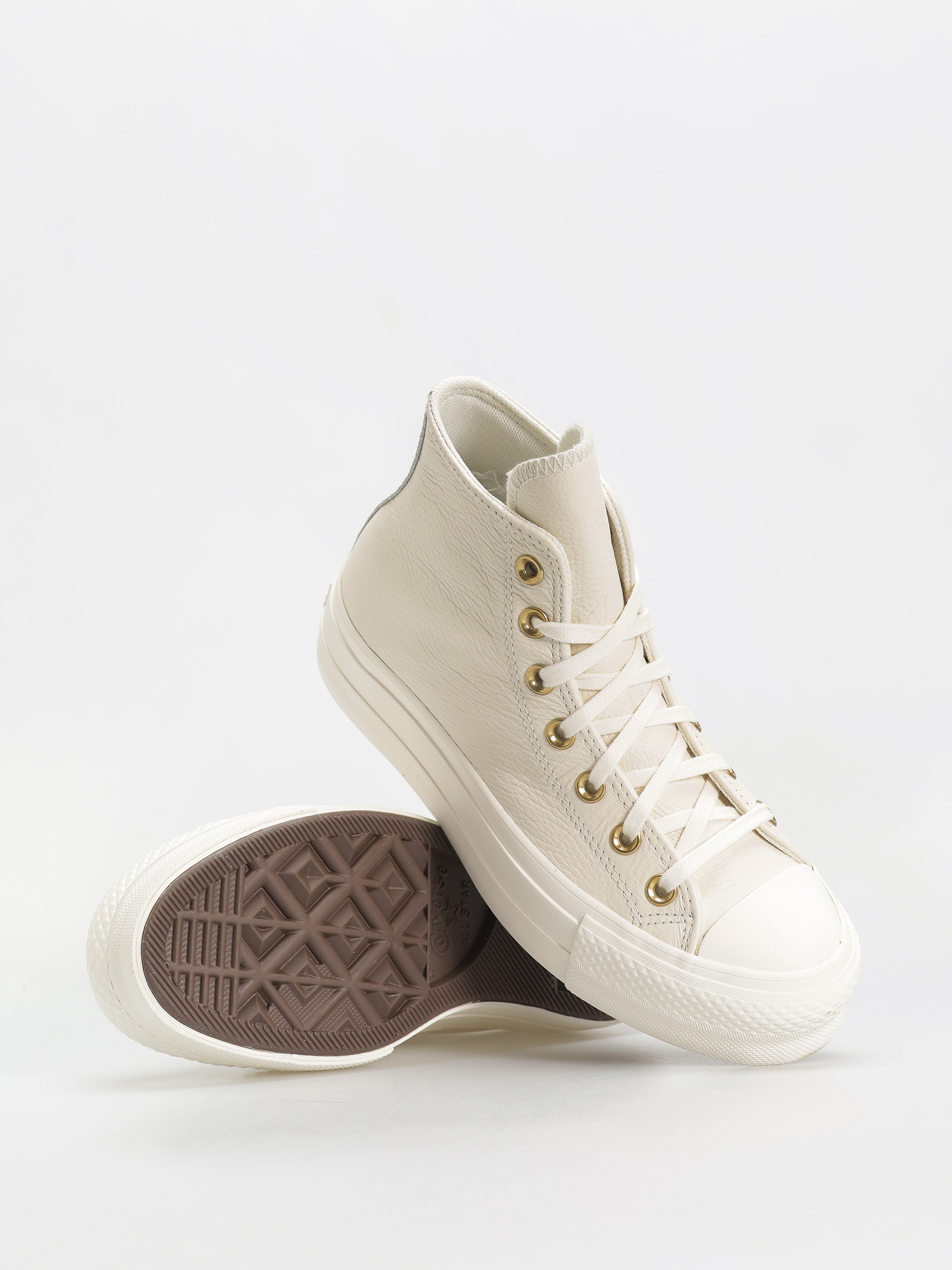 Кеди Converse Chuck Taylor All Star Lift Hi Wmn (egret/egret/gold)