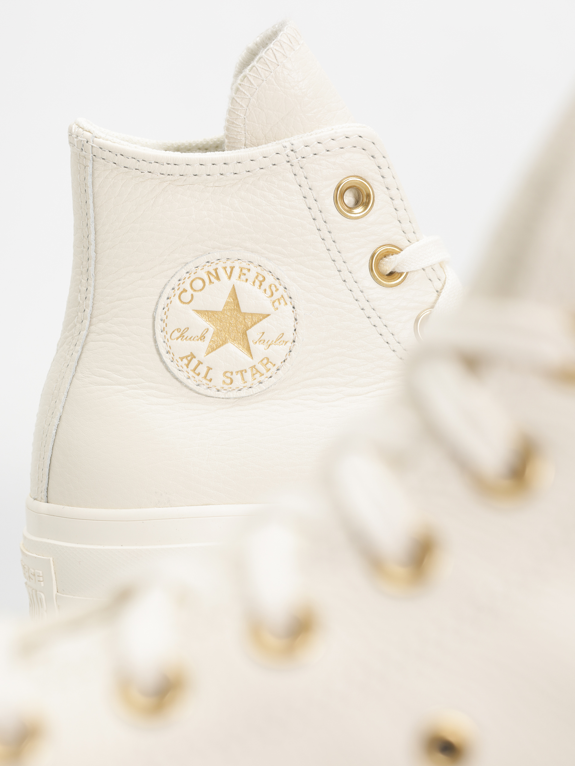 Кеди Converse Chuck Taylor All Star Lift Hi Wmn (egret/egret/gold)