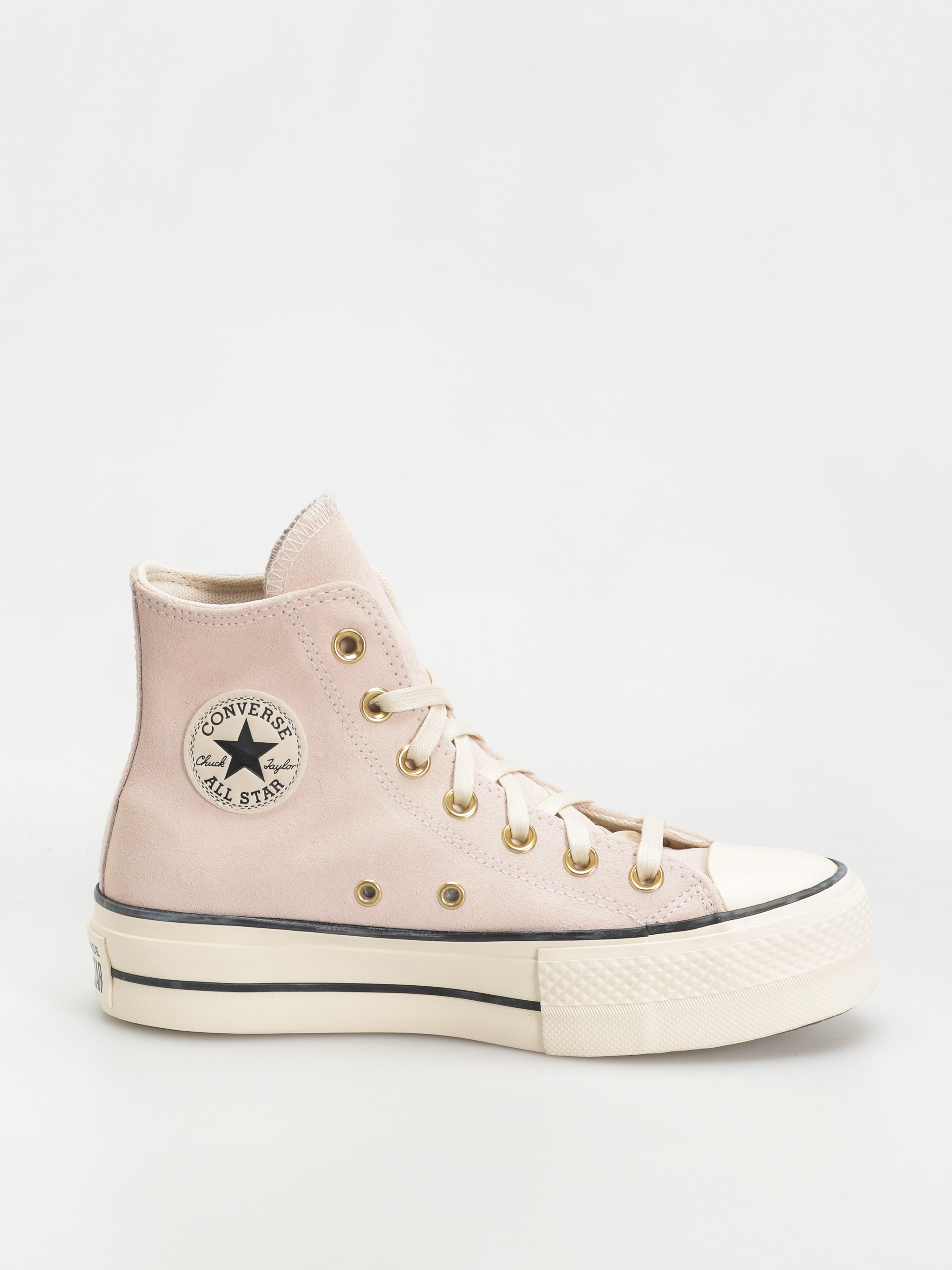 u041au0435u0434u0438 Converse Chuck Taylor All Star Lift Hi Wmn (pale petal/natural ivory/black)