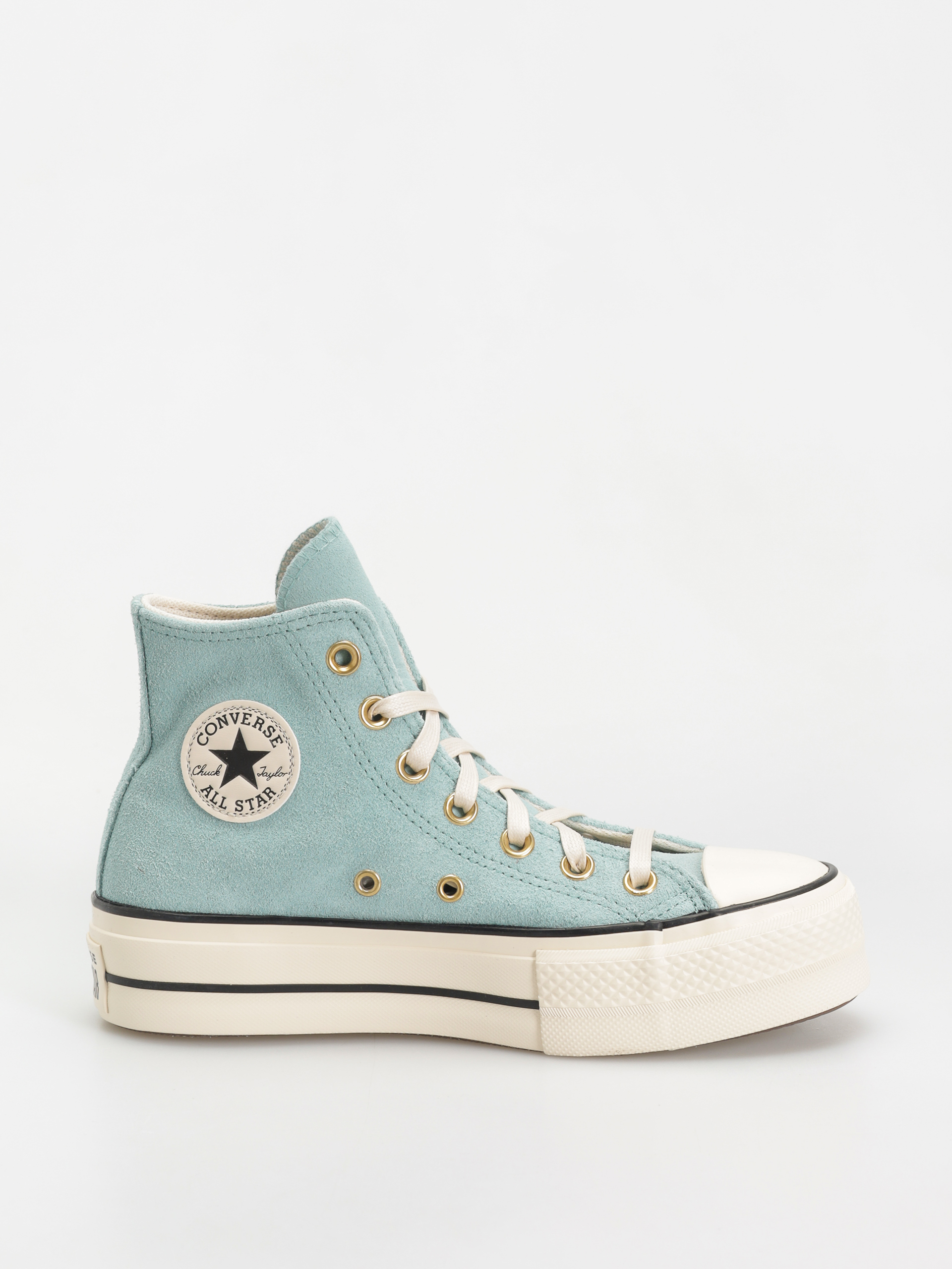 u041au0435u0434u0438 Converse Chuck Taylor All Star Lift Hi Wmn (vernal pool/natural ivory)