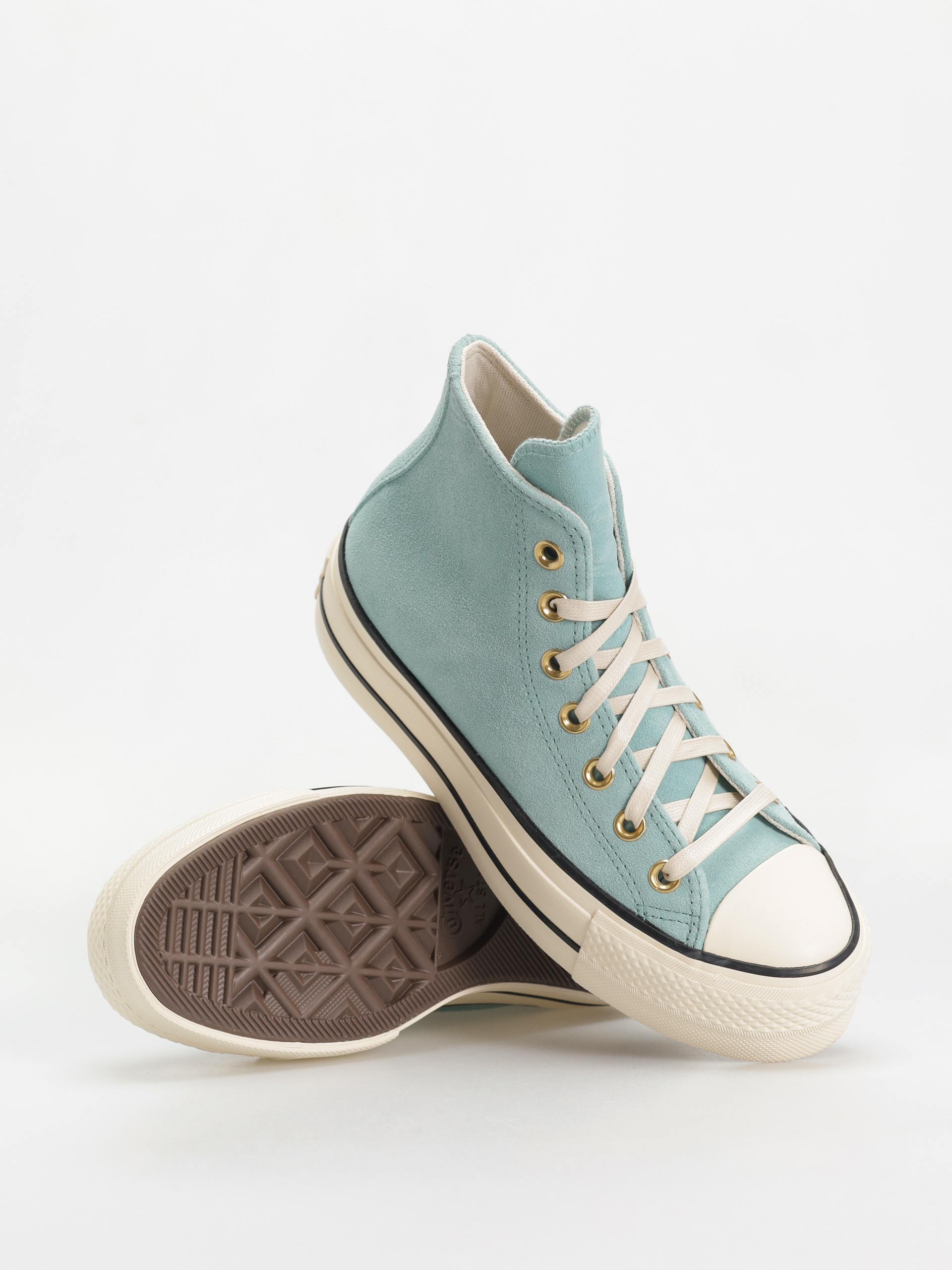 Кеди Converse Chuck Taylor All Star Lift Hi Wmn (vernal pool/natural ivory)