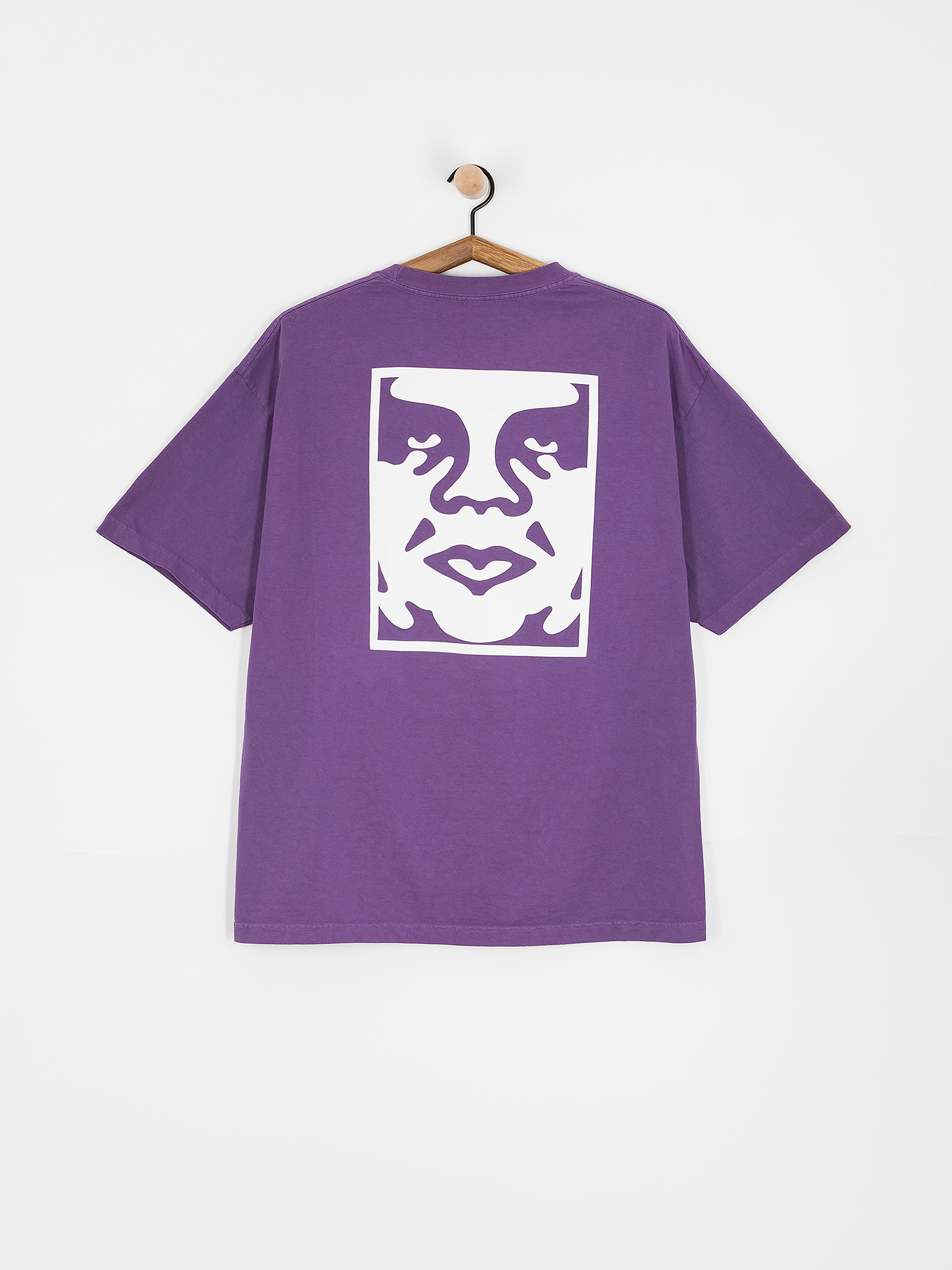 Футболка OBEY Bold Icon Face (pigment imperial purple)