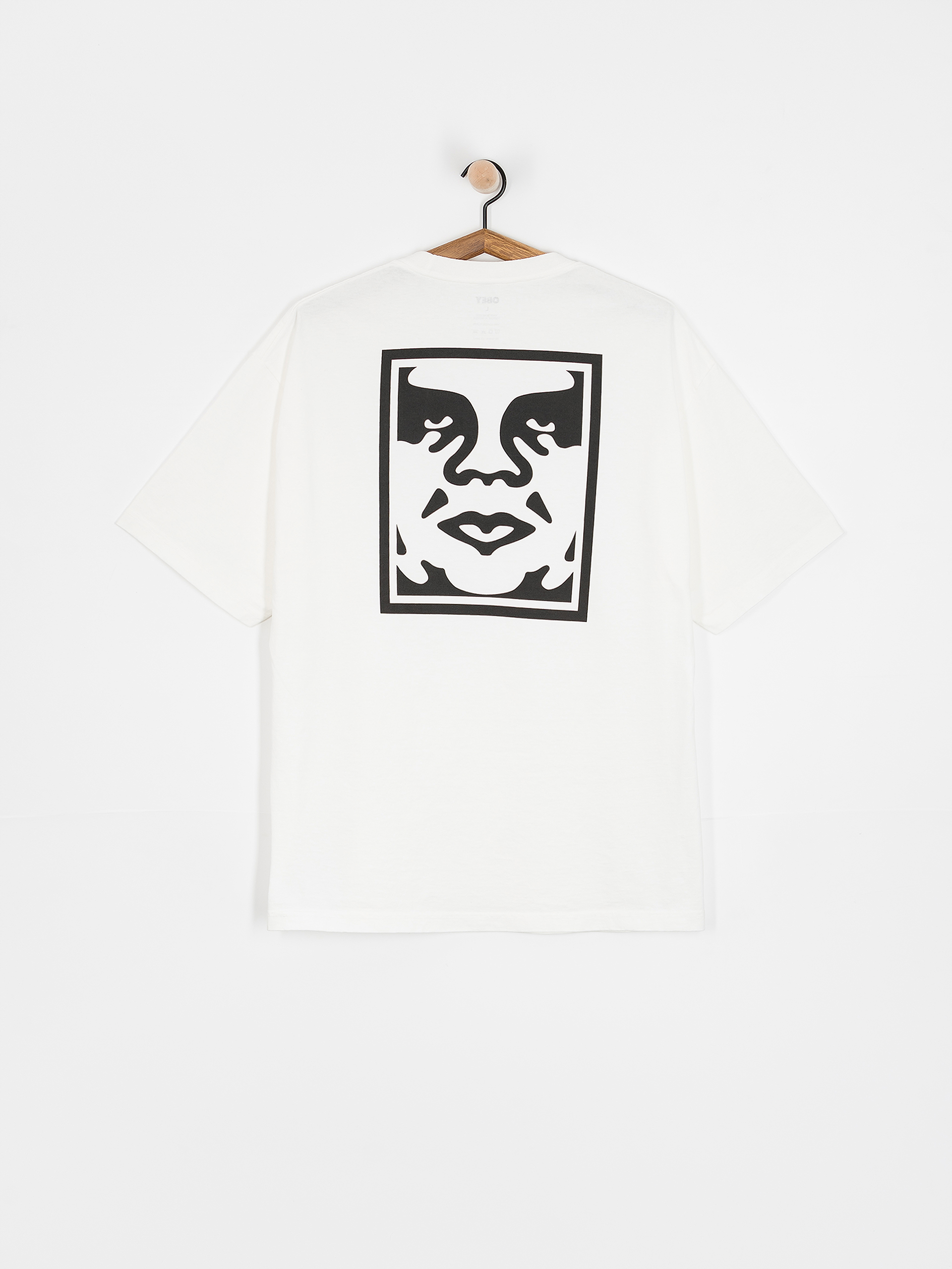 Футболка OBEY Bold Icon Face (pigment vintage white)