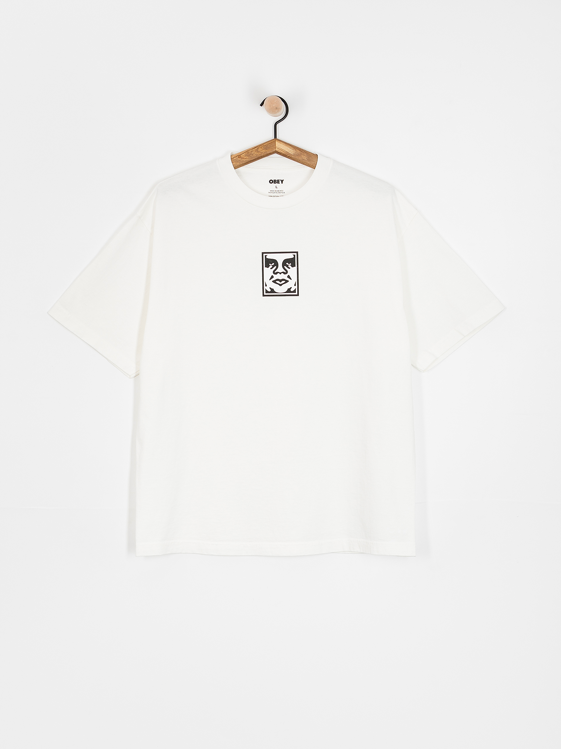 Футболка OBEY Icon Face (pigment vintage white)