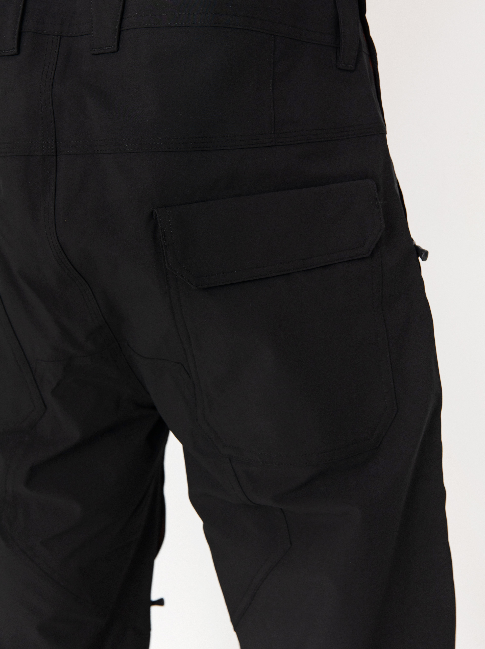 Чоловічі Сноубордичні штани ThirtyTwo Basement Bib (black/orange)