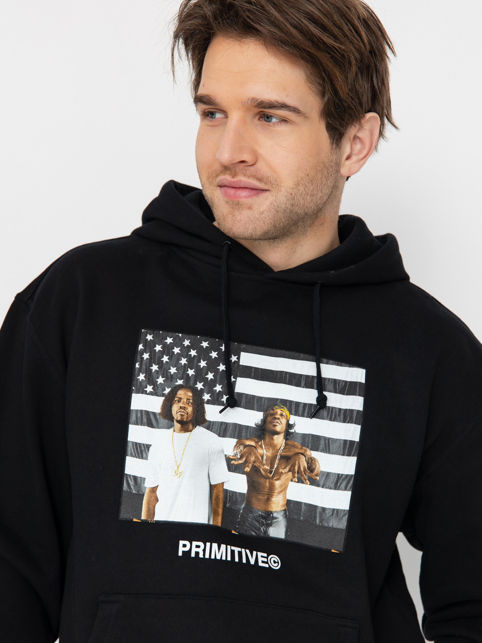 Худі Primitive Stripes HD (black)