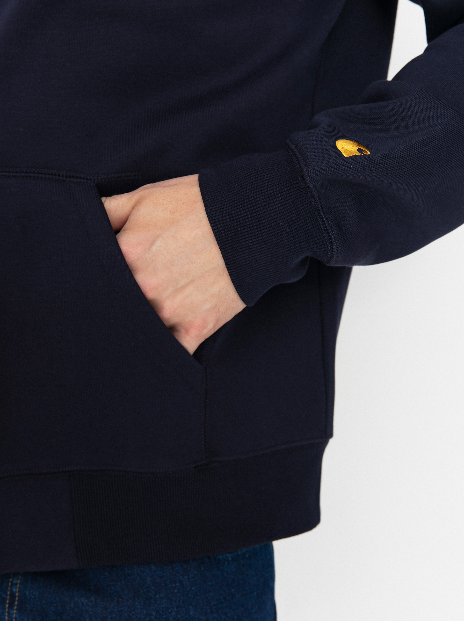 Худі Carhartt WIP Chase ZHD (dark navy/gold)