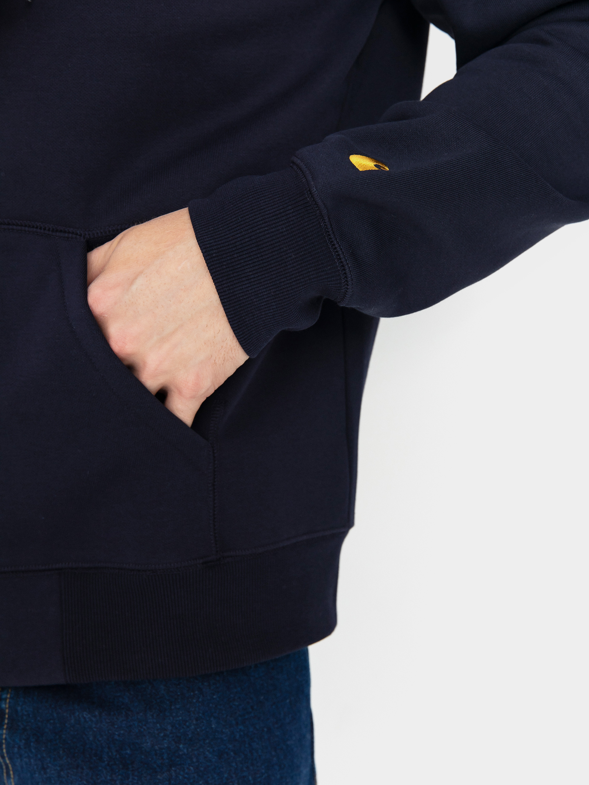 Худі Carhartt WIP Chase ZHD (dark navy/gold)