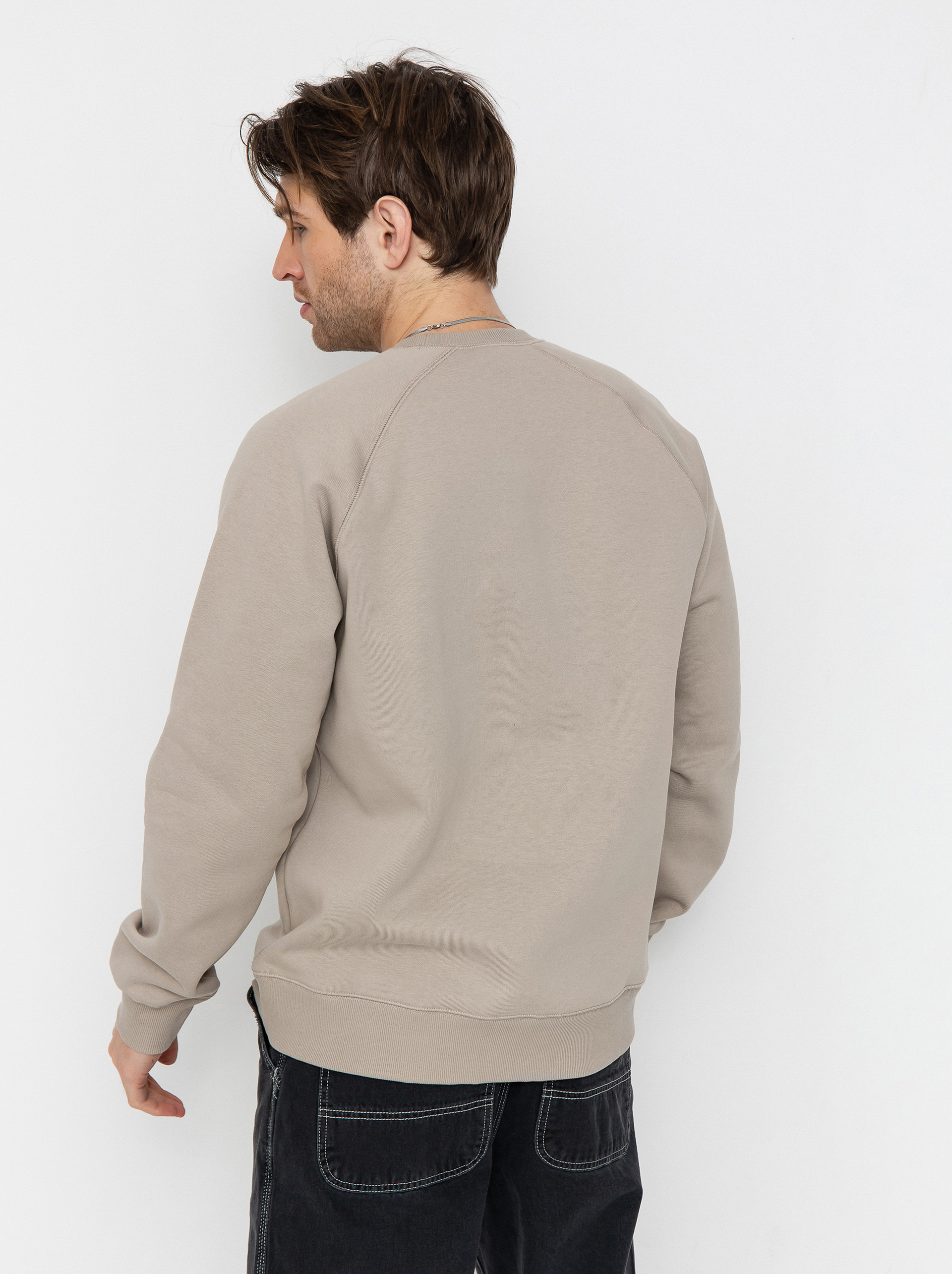 Світшот Carhartt WIP Chase (dusky beige/gold)