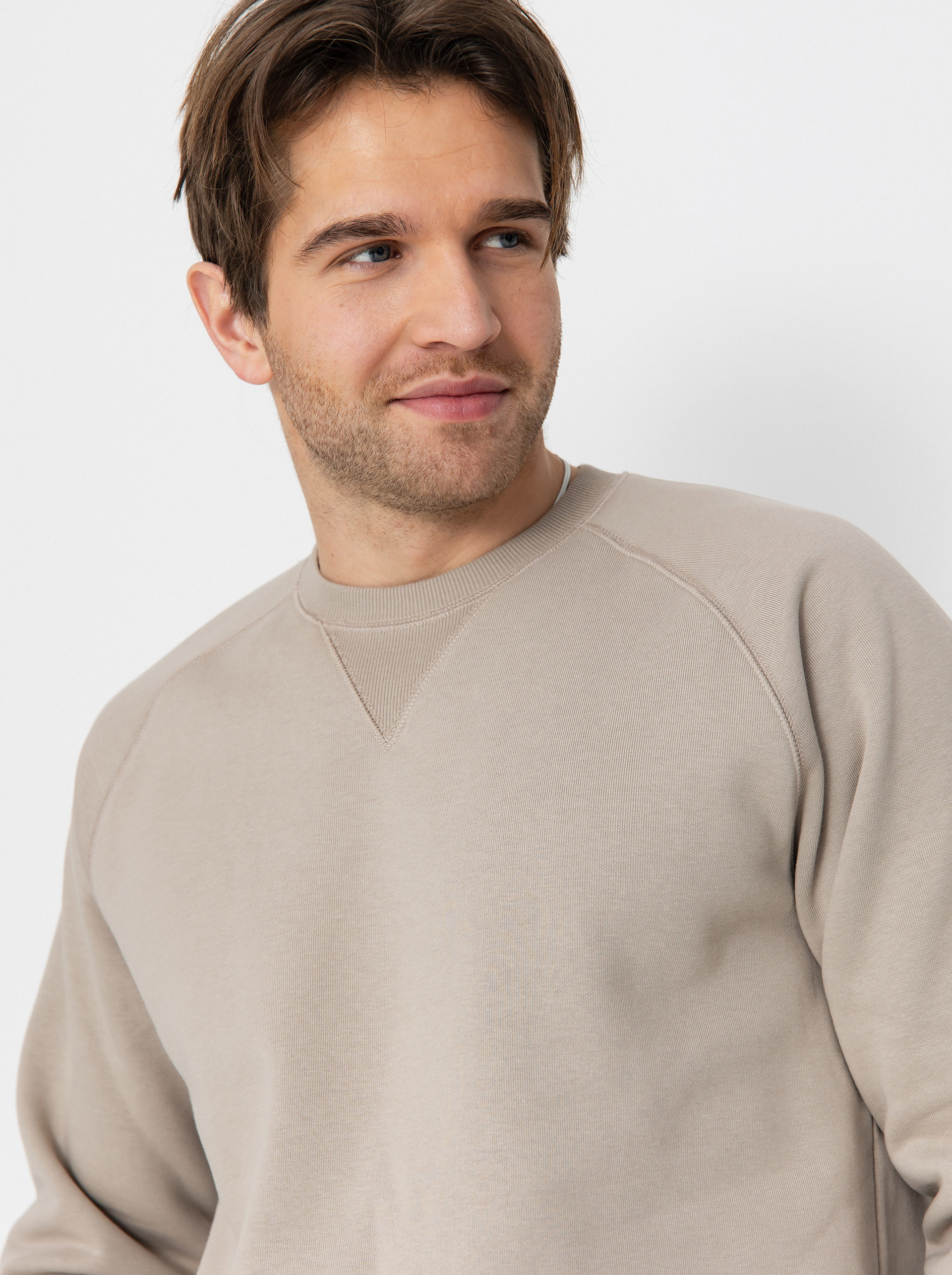 Світшот Carhartt WIP Chase (dusky beige/gold)