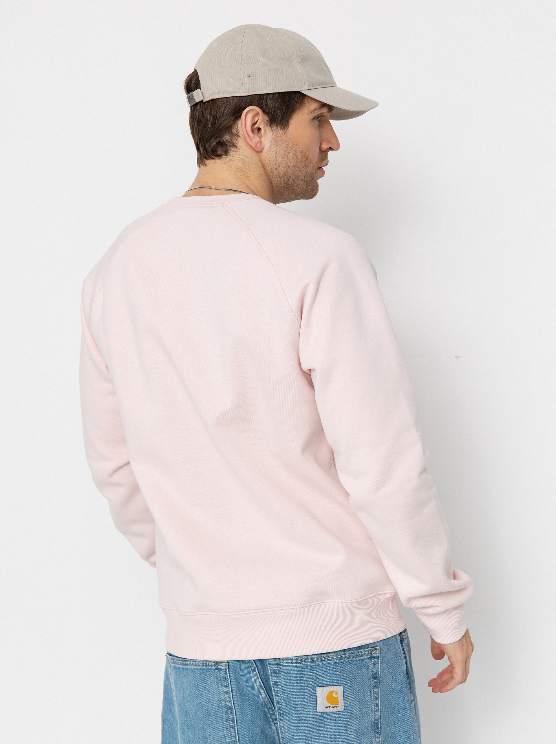 Світшот Carhartt WIP Chase (air pink/gold)