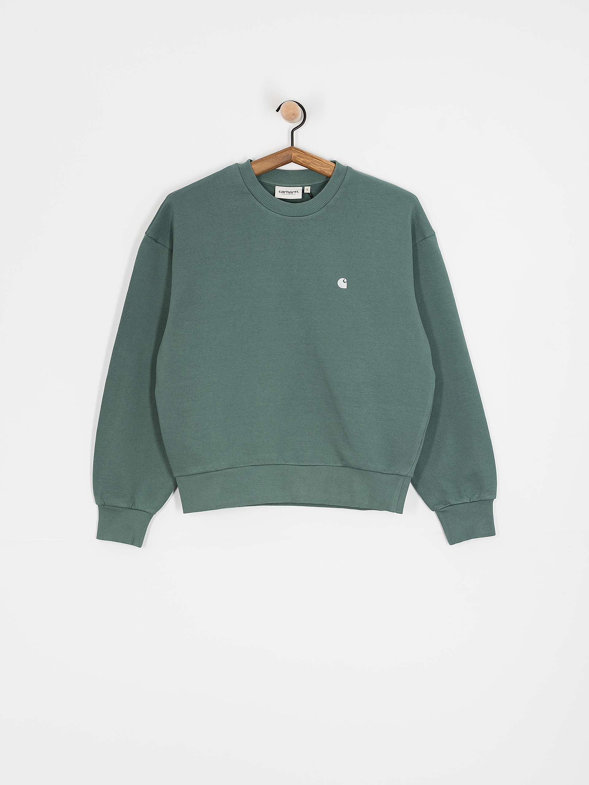 Світшот Carhartt WIP Casey Wmn (silver pine/silver)