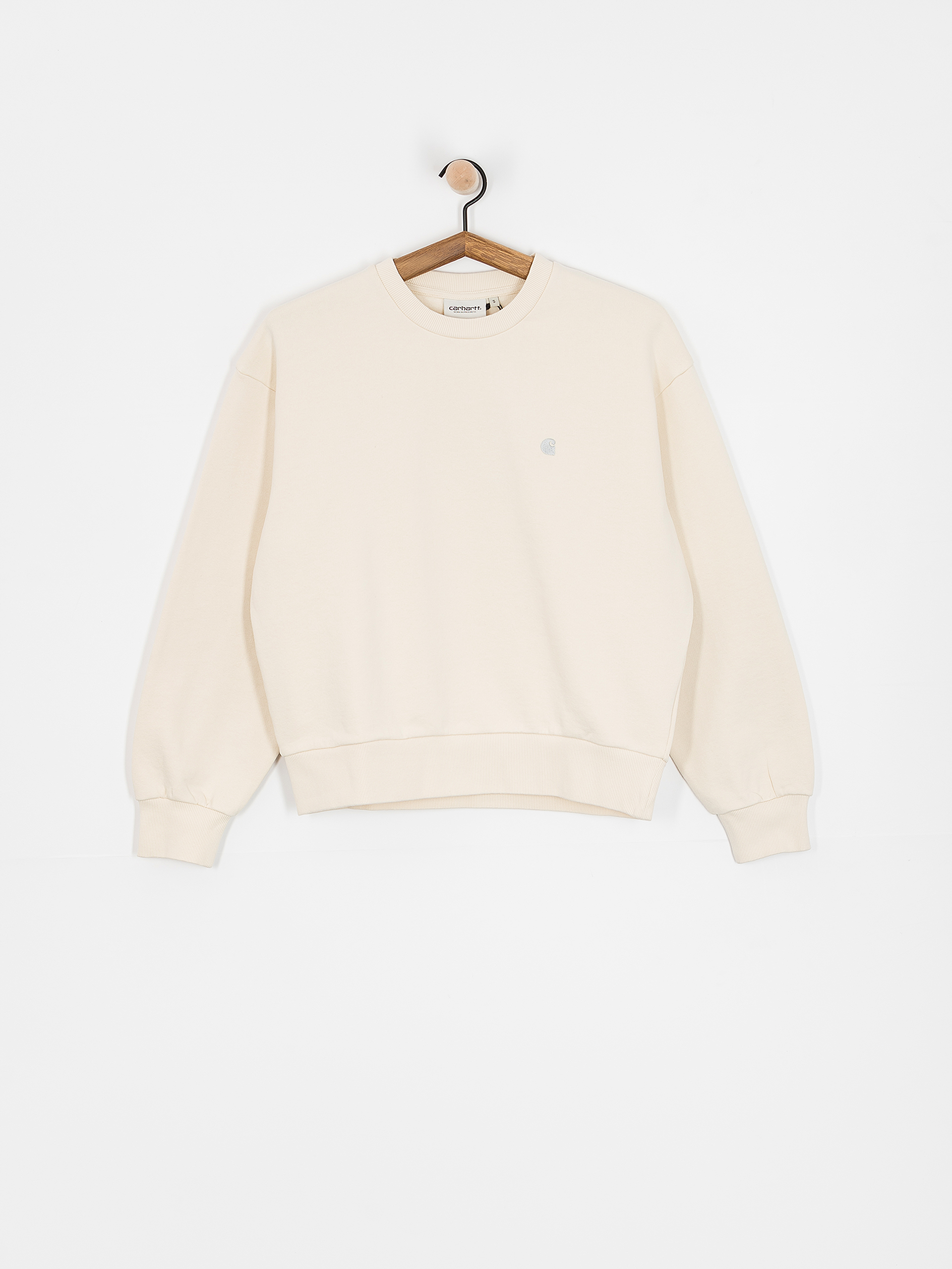 Світшот Carhartt WIP Casey Wmn (natural/silver)