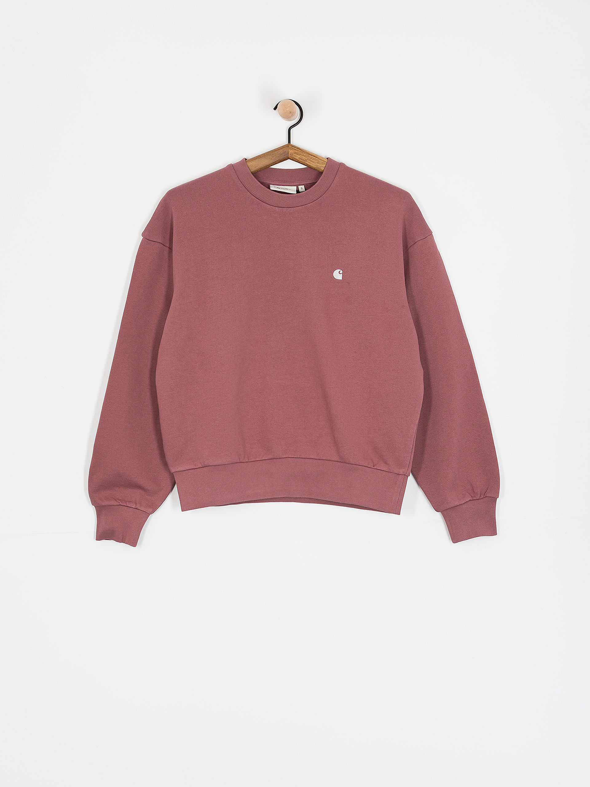 Світшот Carhartt WIP Casey Wmn (dusky pink/silver)