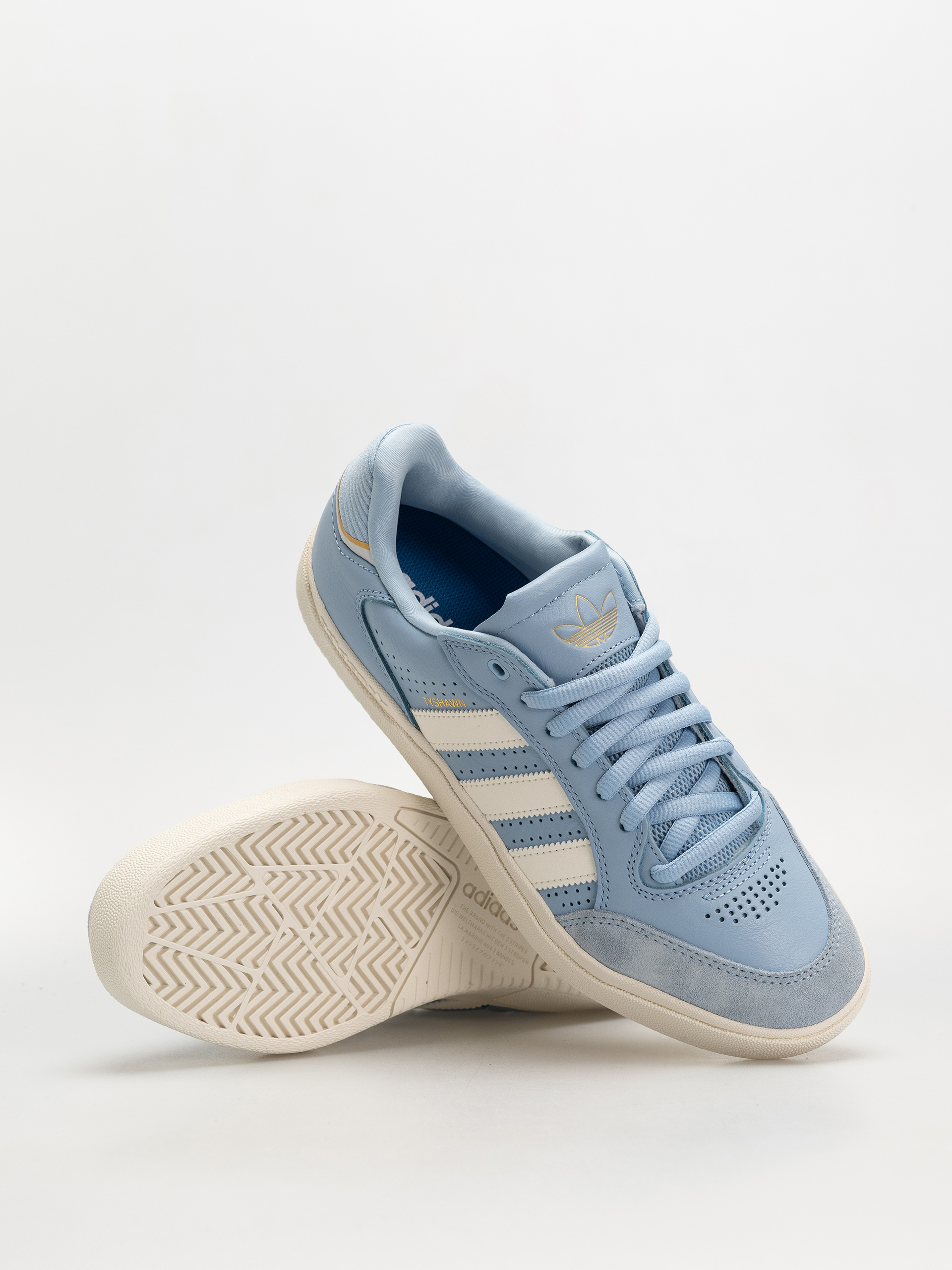 Взуття adidas Tyshawn Low (clesky/cwhite/goldmt)