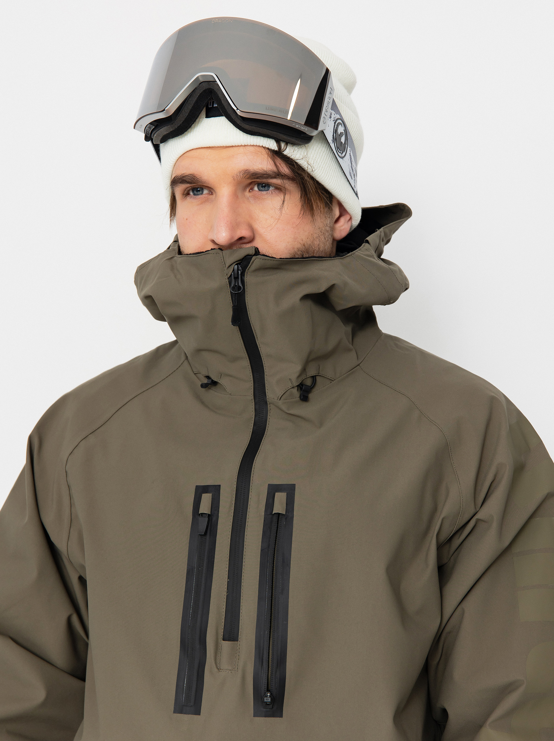 Чоловіча Сноубордична куртка ThirtyTwo Light Anorak (military)