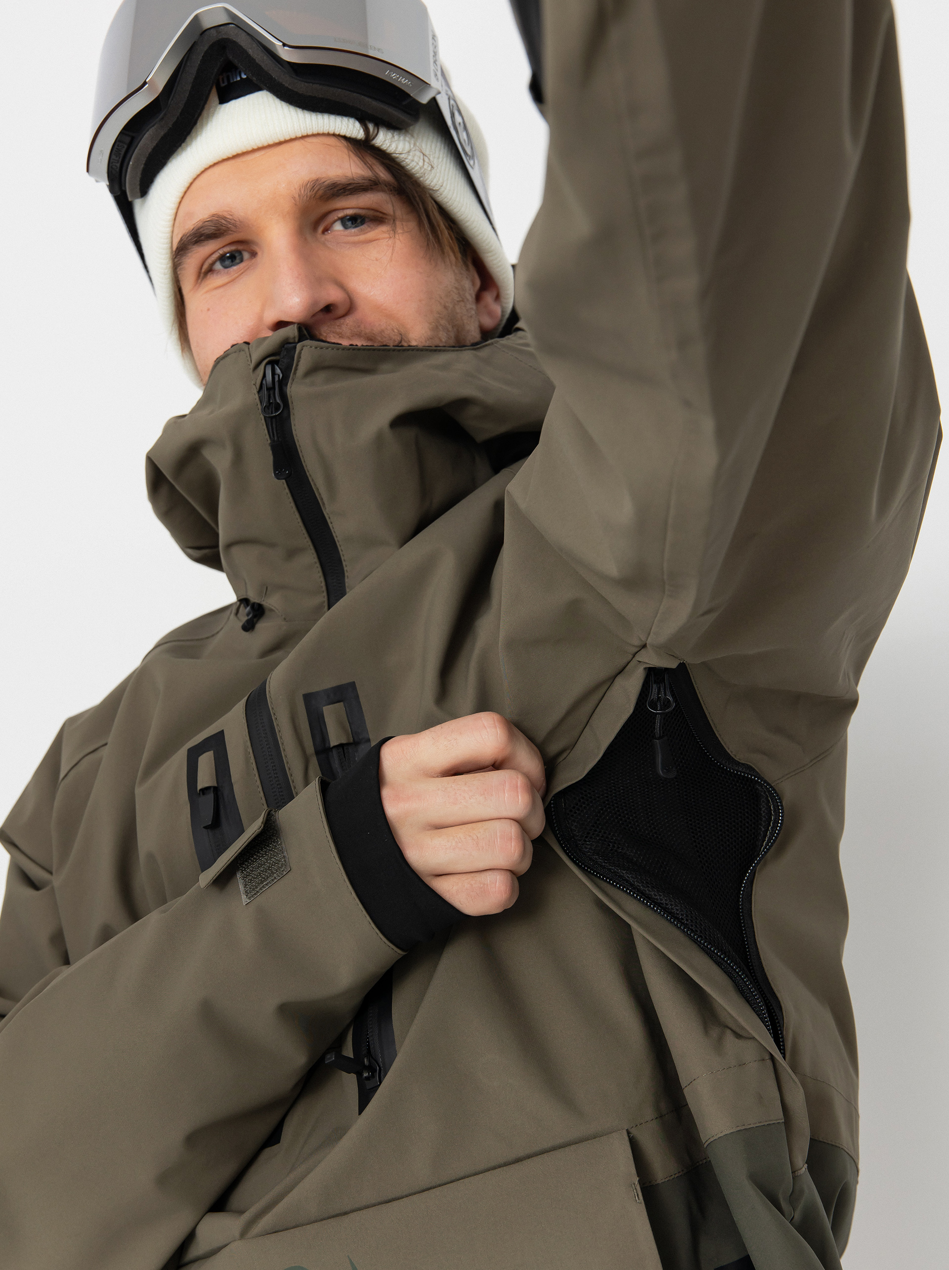 Чоловіча Сноубордична куртка ThirtyTwo Light Anorak (military)