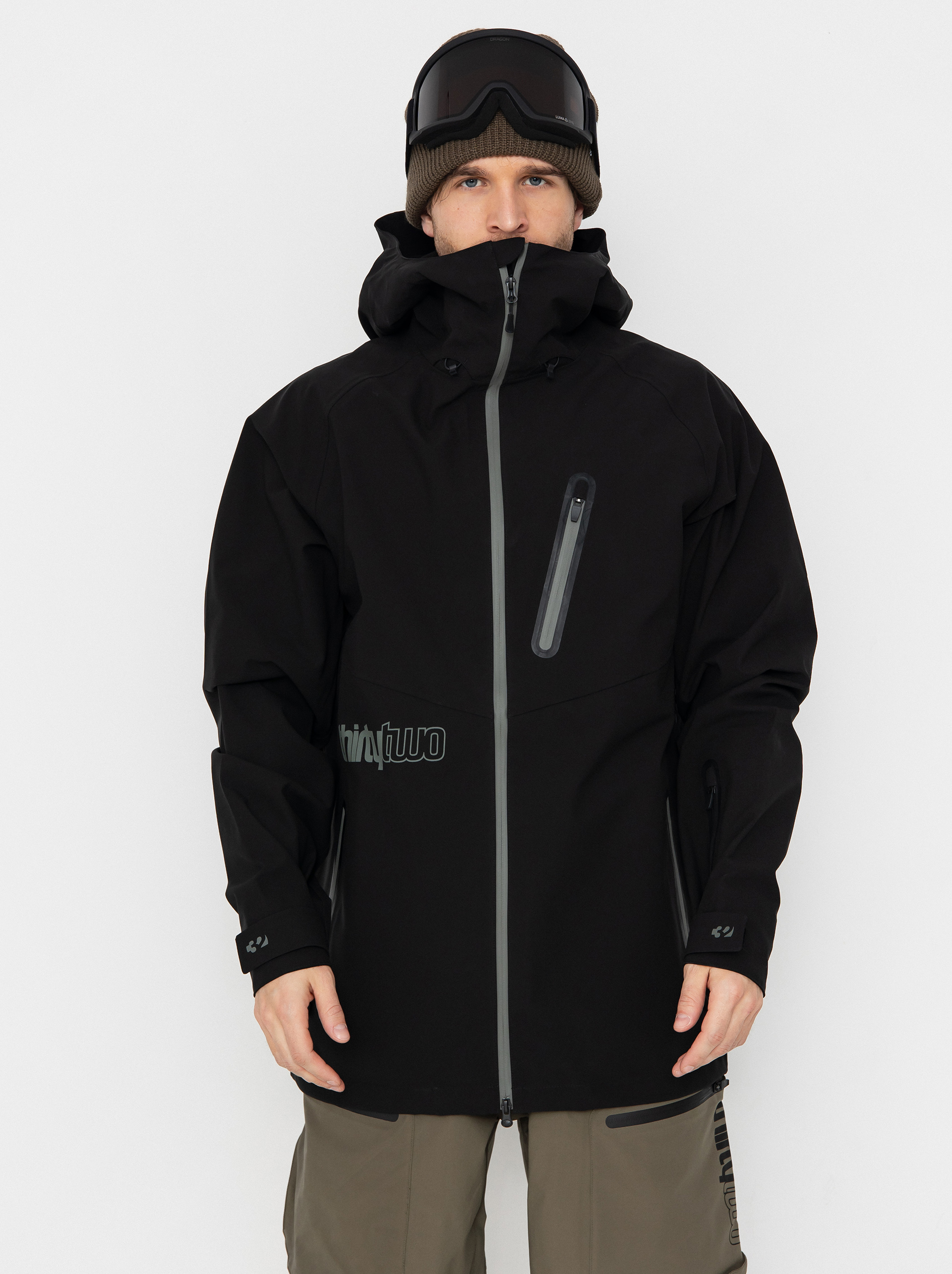 Чоловічий Сноубордична куртка ThirtyTwo Grasser (black)