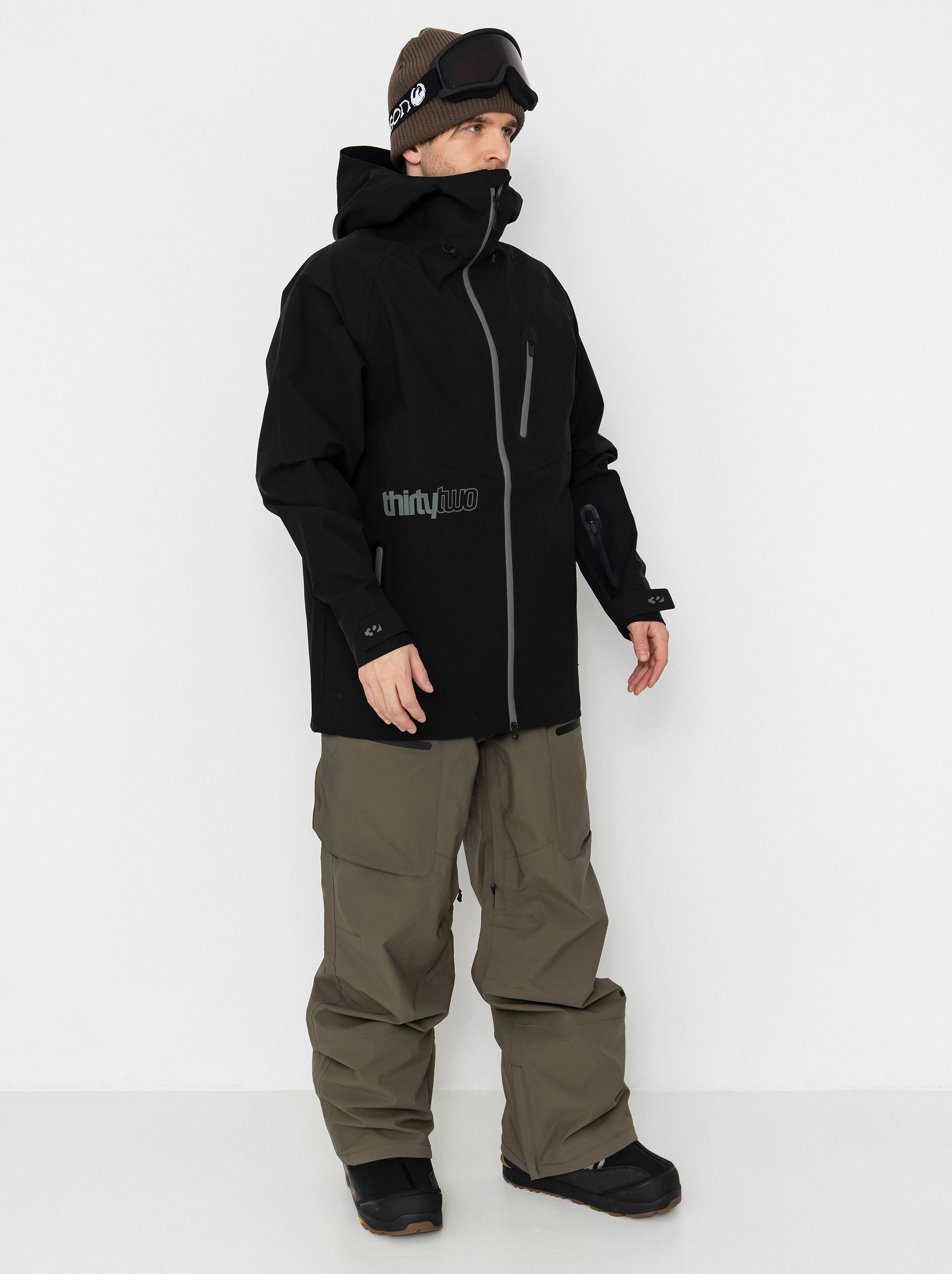 Чоловіча Сноубордична куртка ThirtyTwo Grasser (black)