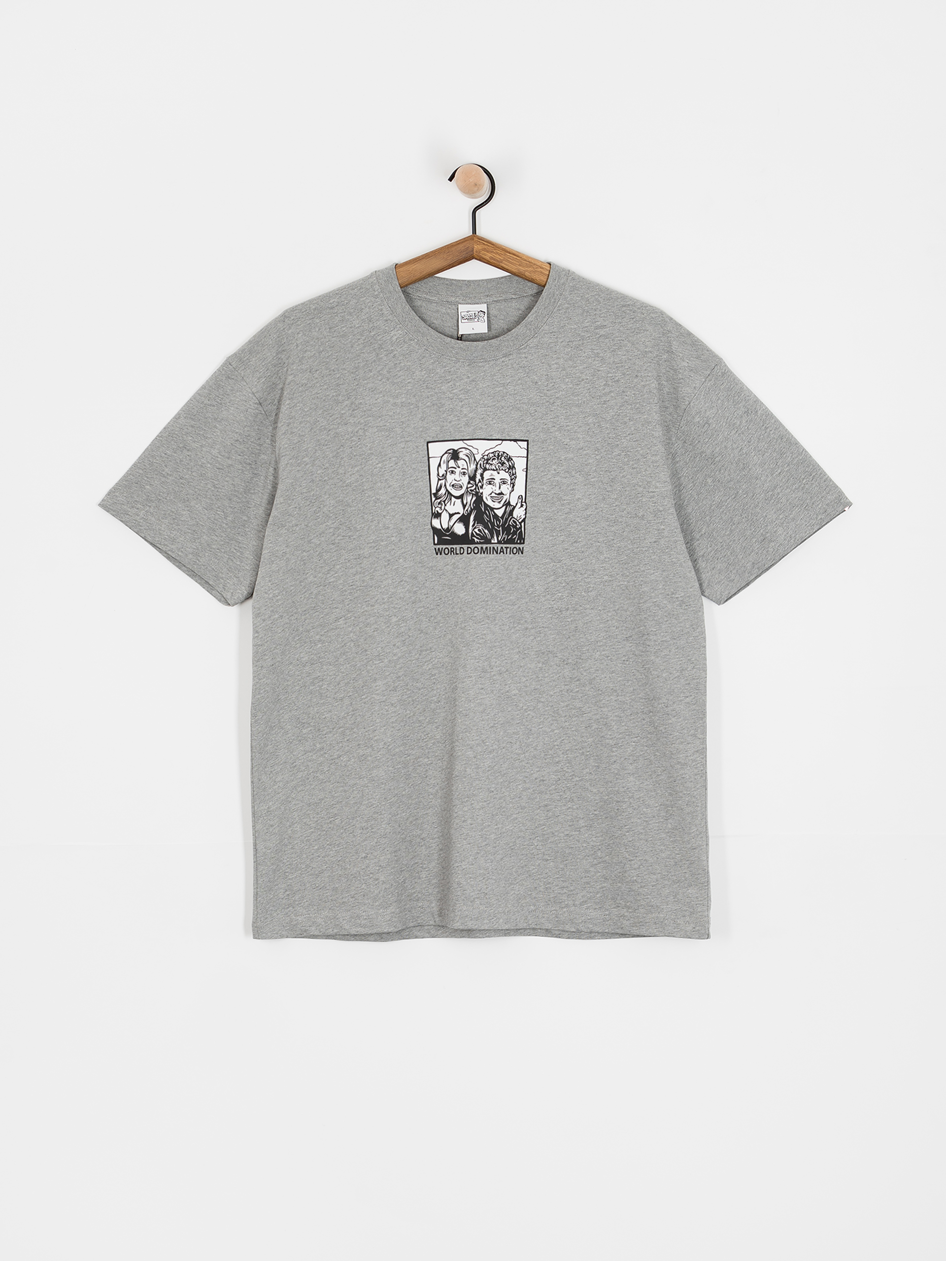 Футболка Polar Skate World Domination (heather grey)