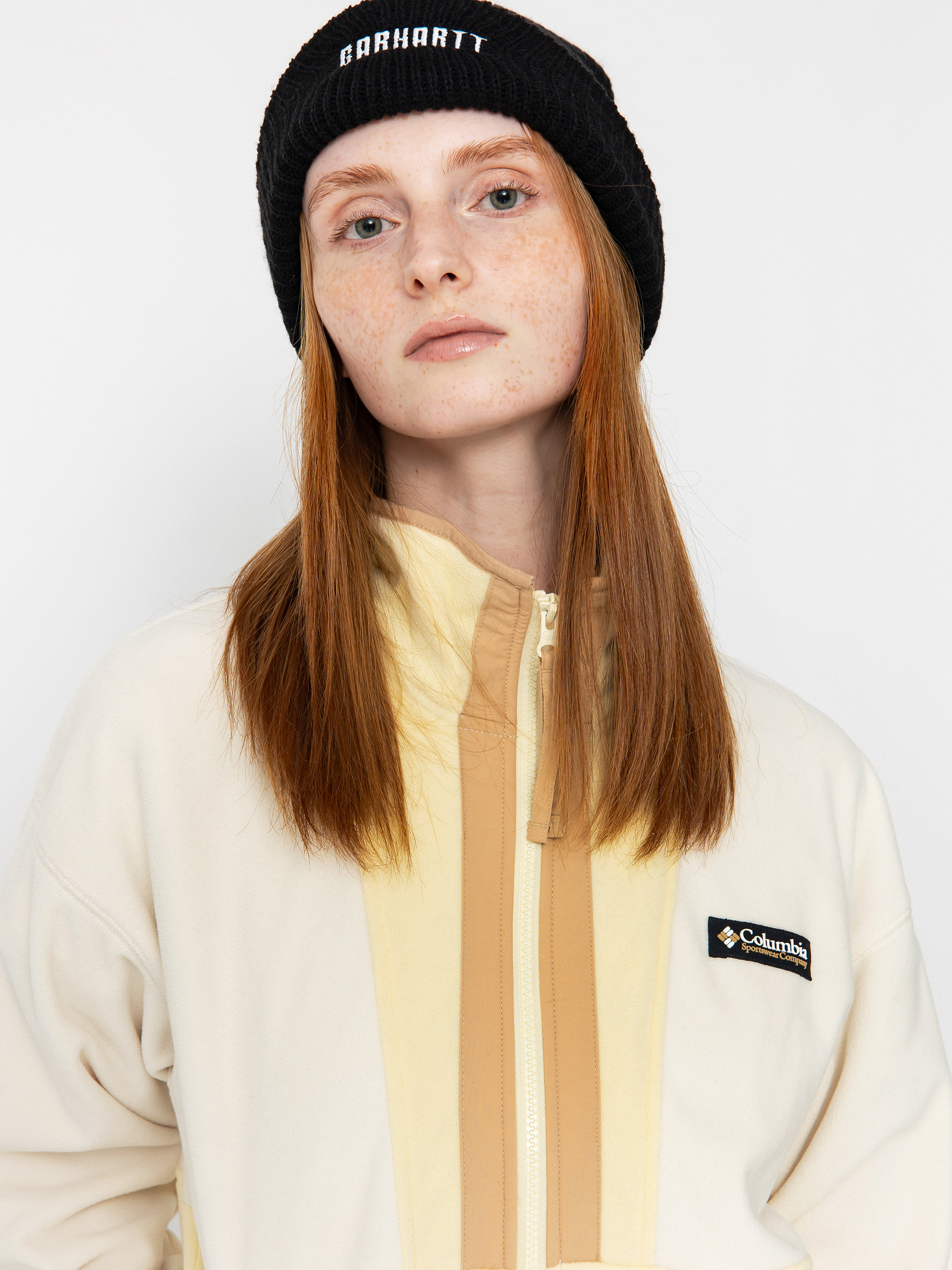 Жіночий Флісовий светр Columbia Backbowl II Full Zip (chalk/lemon wa)