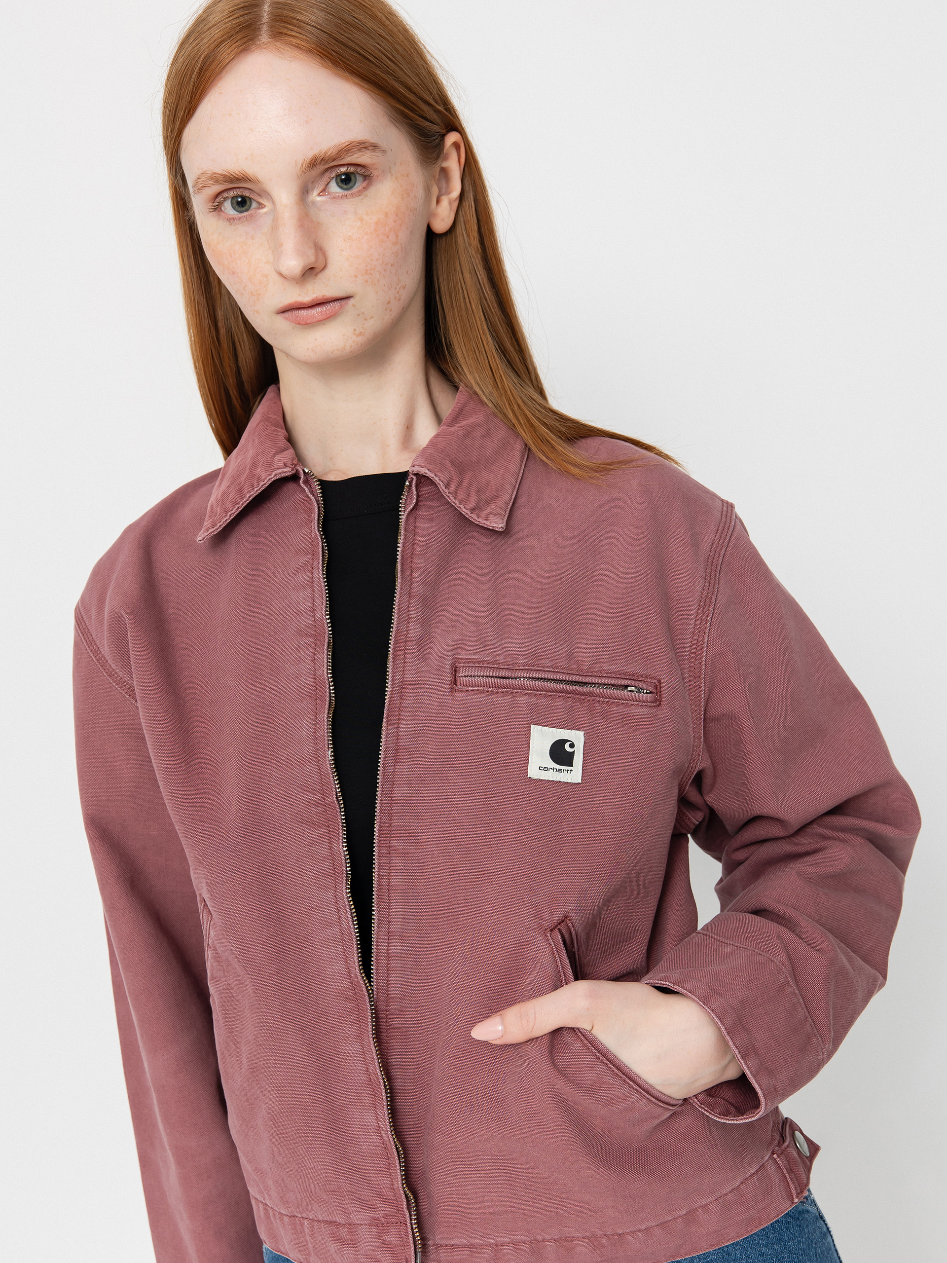 Куртка Carhartt WIP OG Detroit Wmn (dusky pink/dusky pink)