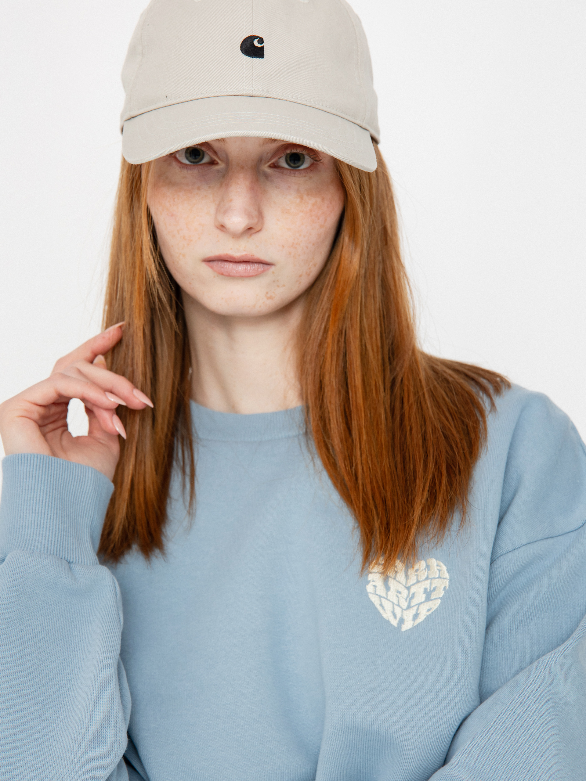 Світшот Carhartt WIP Productions Wmn (frosted blue)