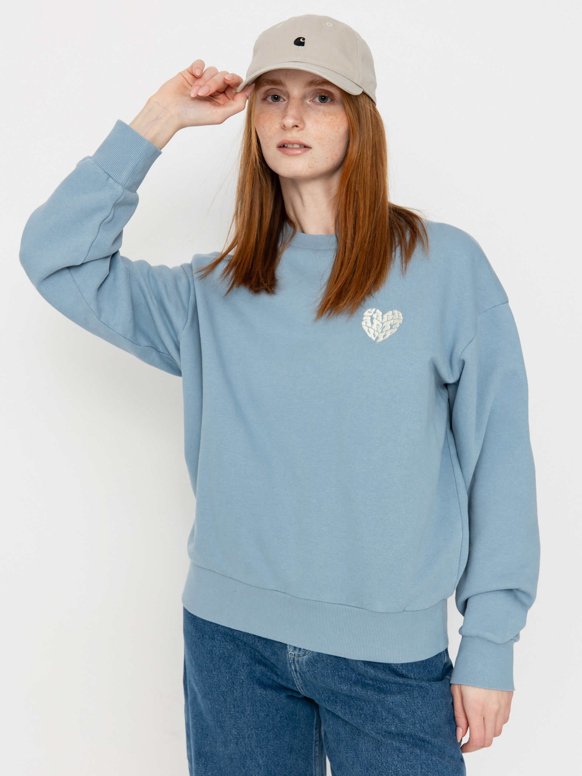 Світшот Carhartt WIP Productions Wmn (frosted blue)