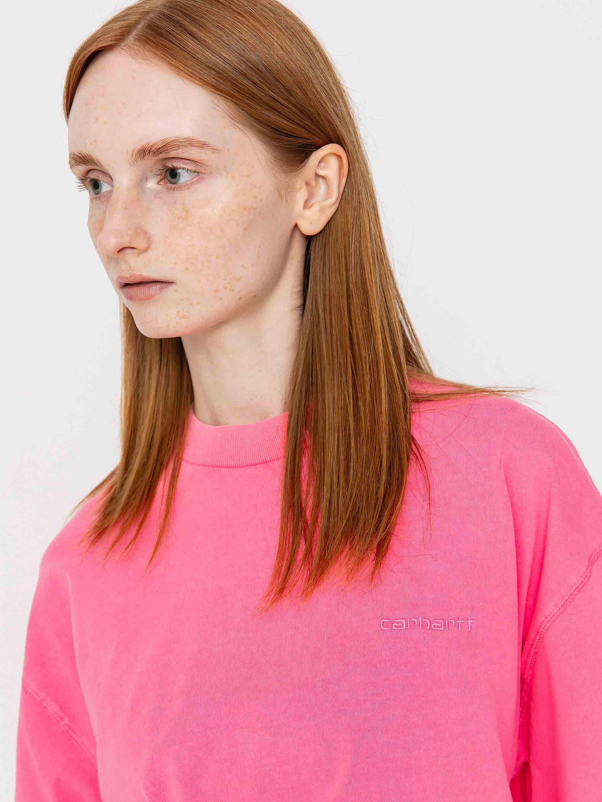 Футболка Carhartt WIP Lumo Wmn (lumo pink)