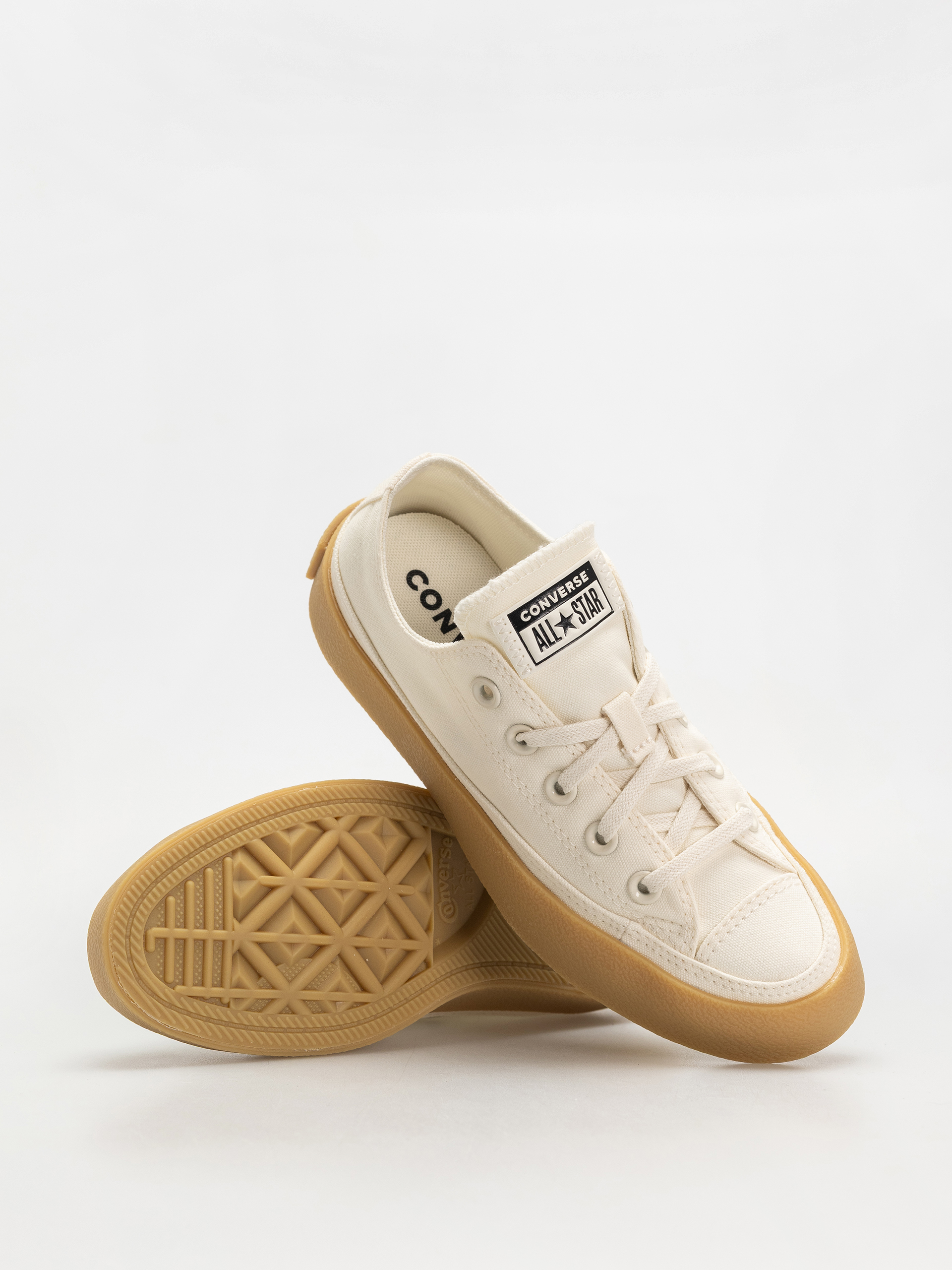t-egret Кеди Converse Chuck Taylor All Star Ox - коричневий (egret/egret