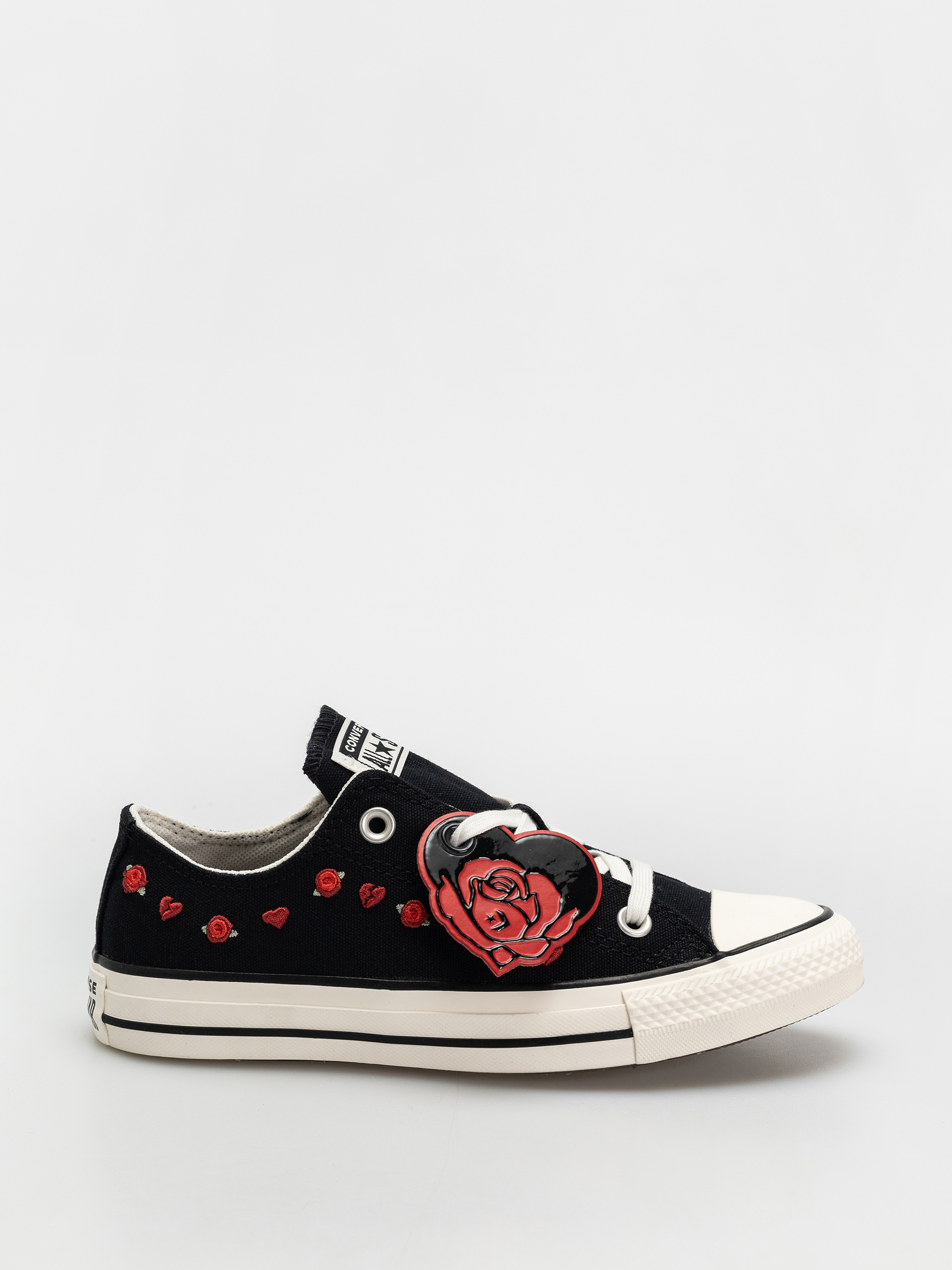 u041au0435u0434u0438 Converse Chuck Taylor All Star Ox Wmn (black/red/egret)