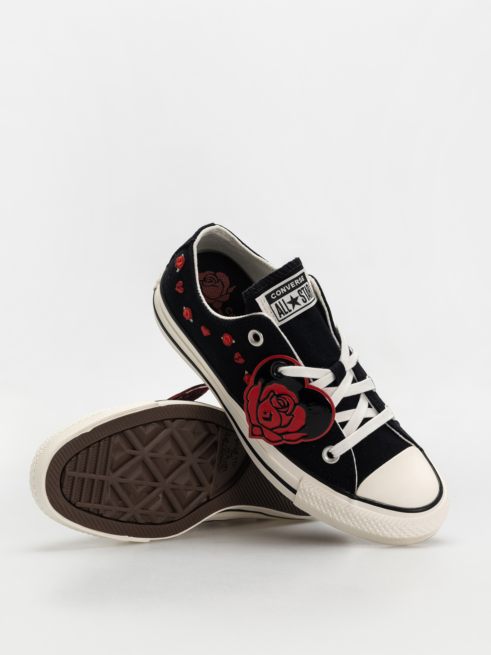 Кеди Converse Chuck Taylor All Star Ox Wmn (black/red/egret)
