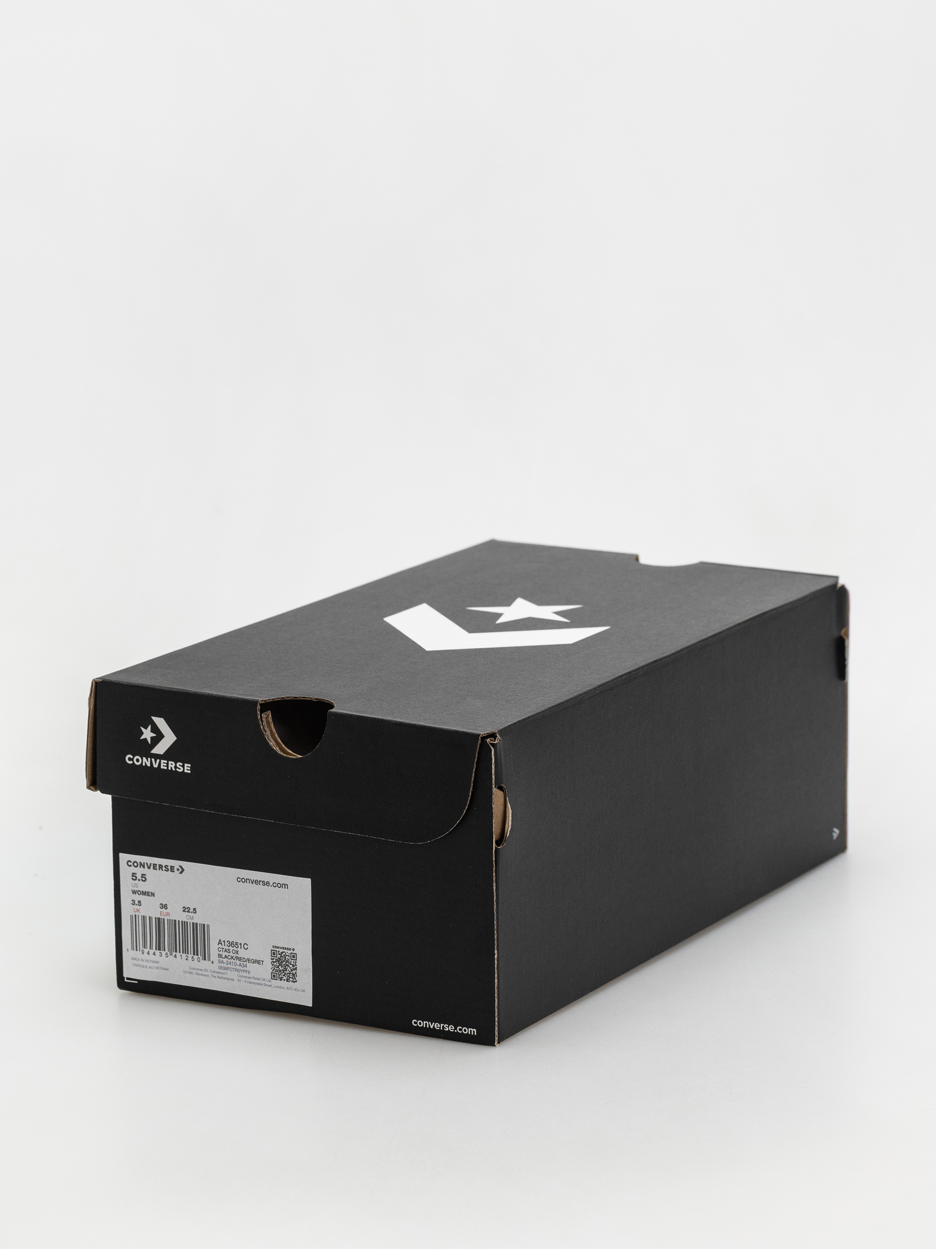 Кеди Converse Chuck Taylor All Star Ox Wmn (black/red/egret)