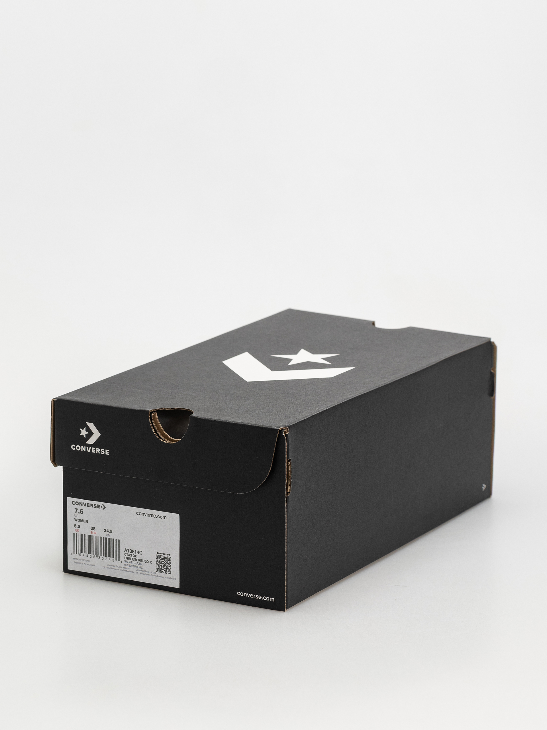 Кеди Converse Chuck Taylor All Star Ox Wmn (egret/egret/gold)