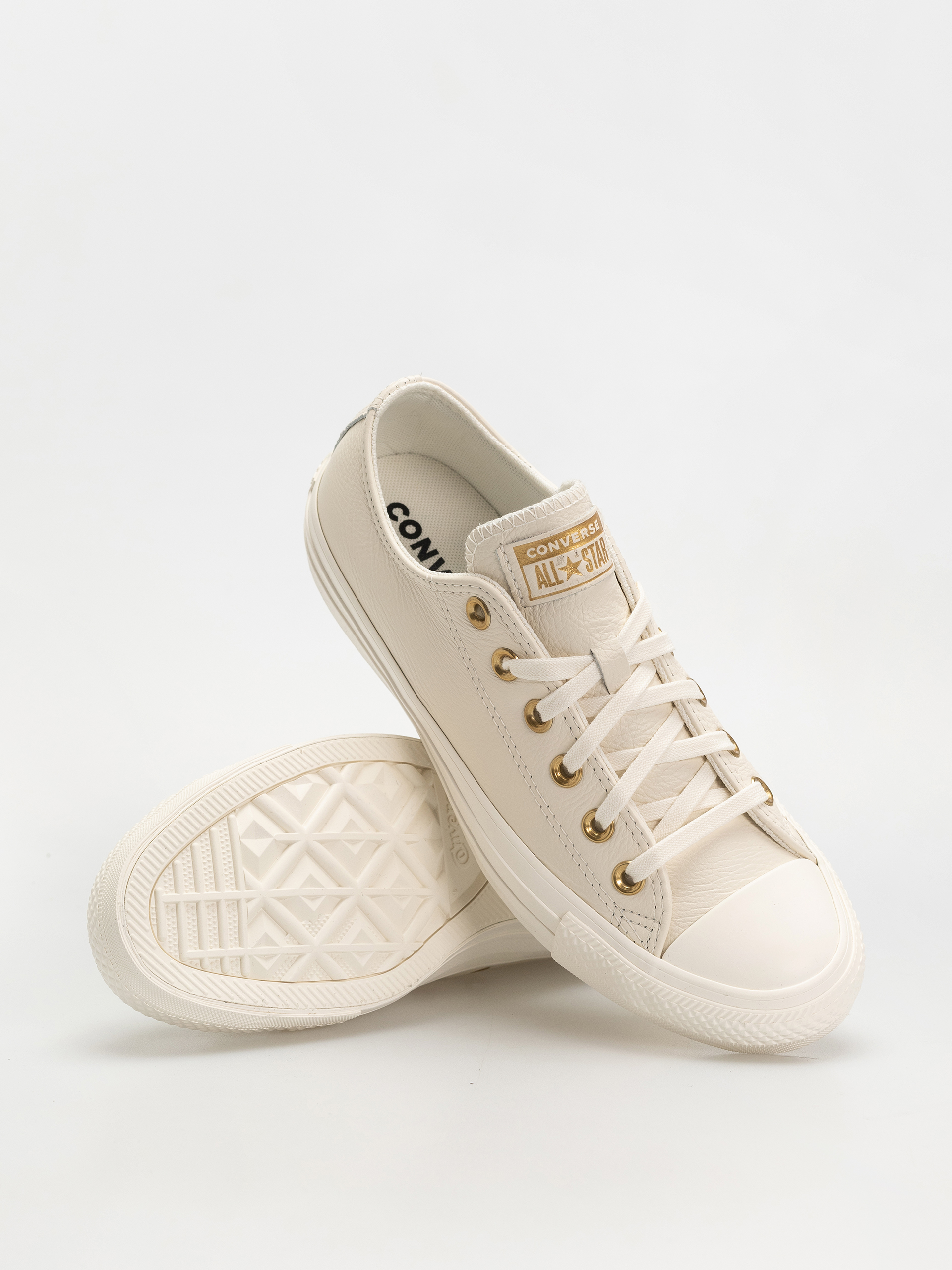 Кеди Converse Chuck Taylor All Star Ox Wmn (egret/egret/gold)