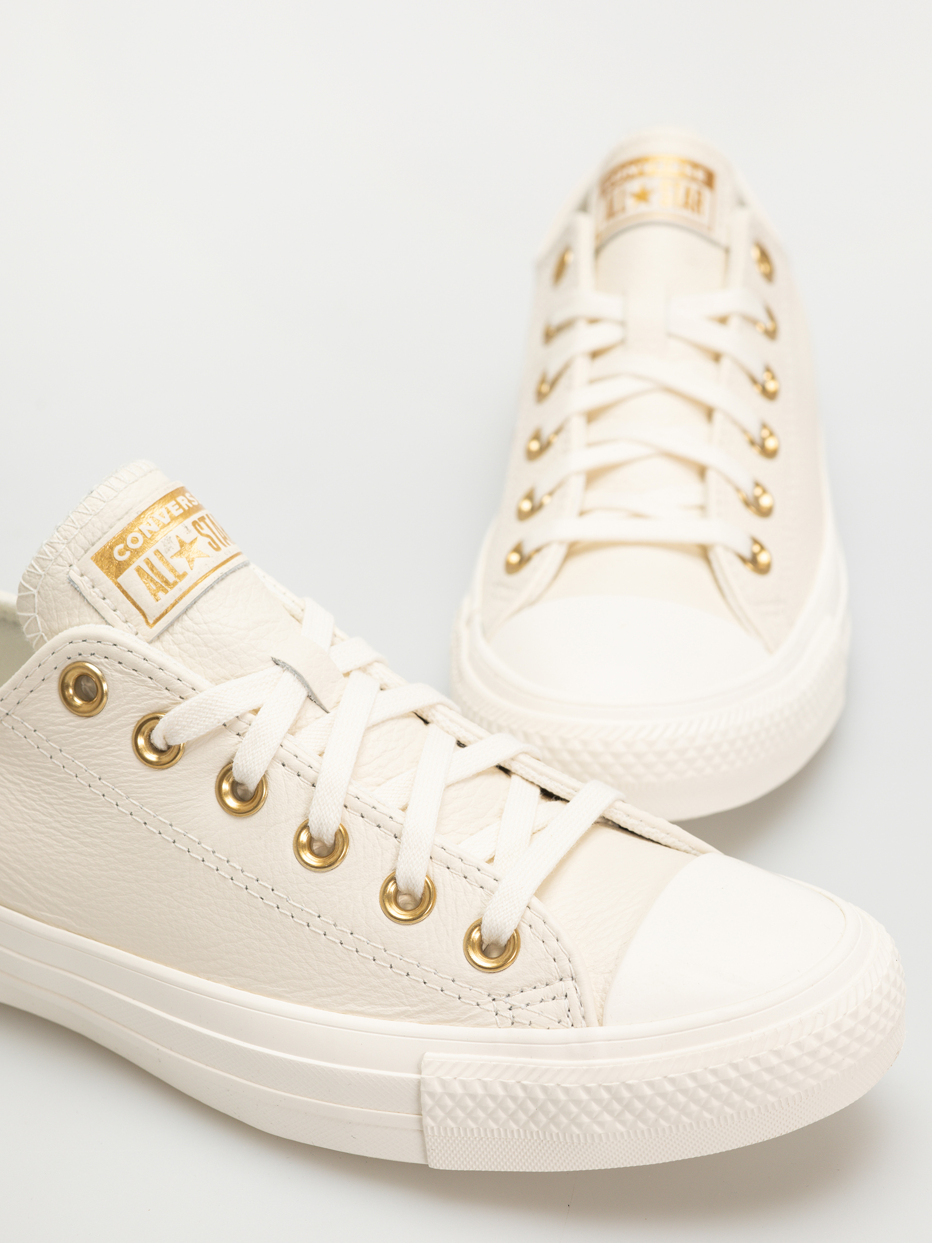 Кеди Converse Chuck Taylor All Star Ox Wmn (egret/egret/gold)
