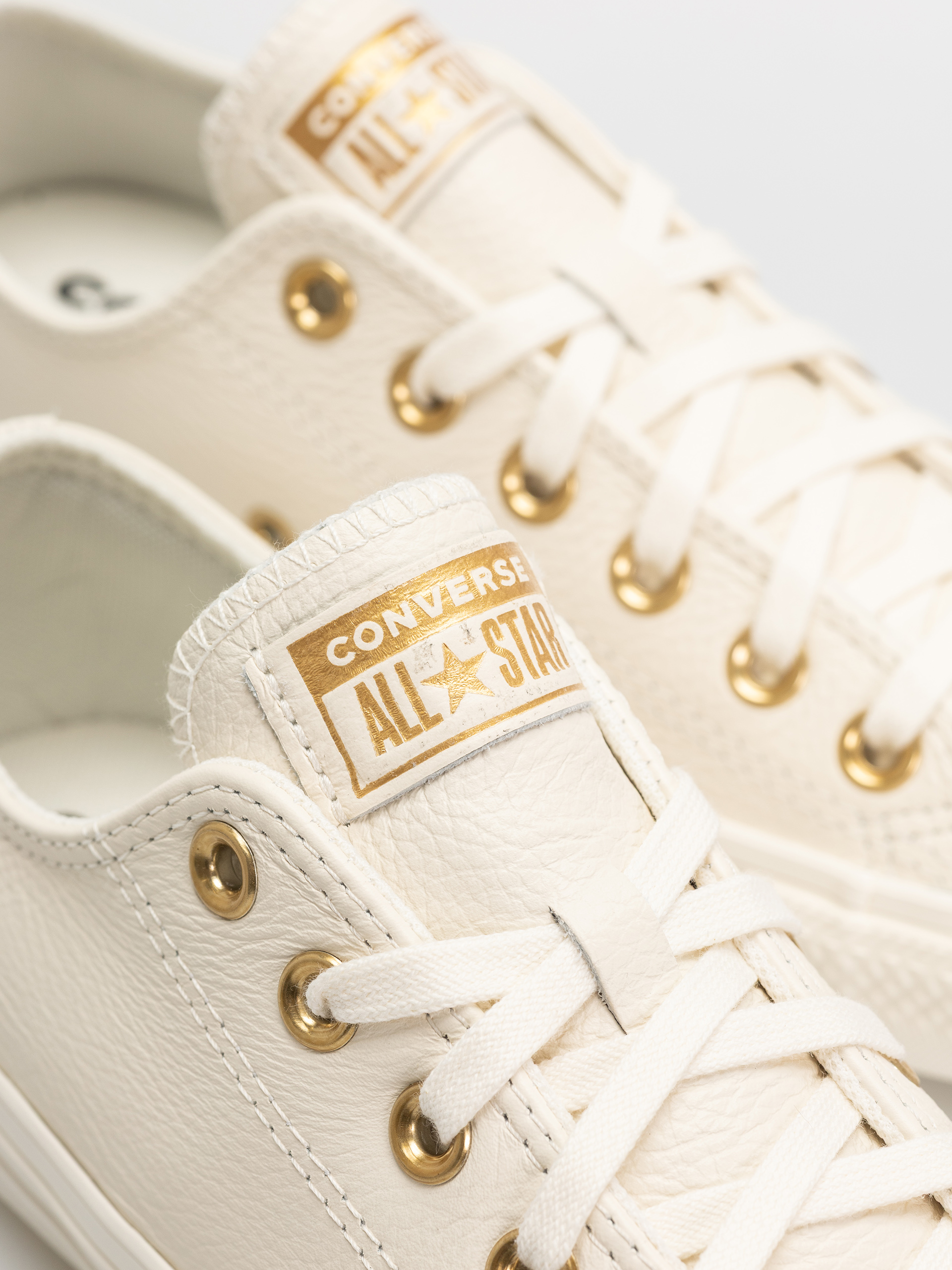 Кеди Converse Chuck Taylor All Star Ox Wmn (egret/egret/gold)
