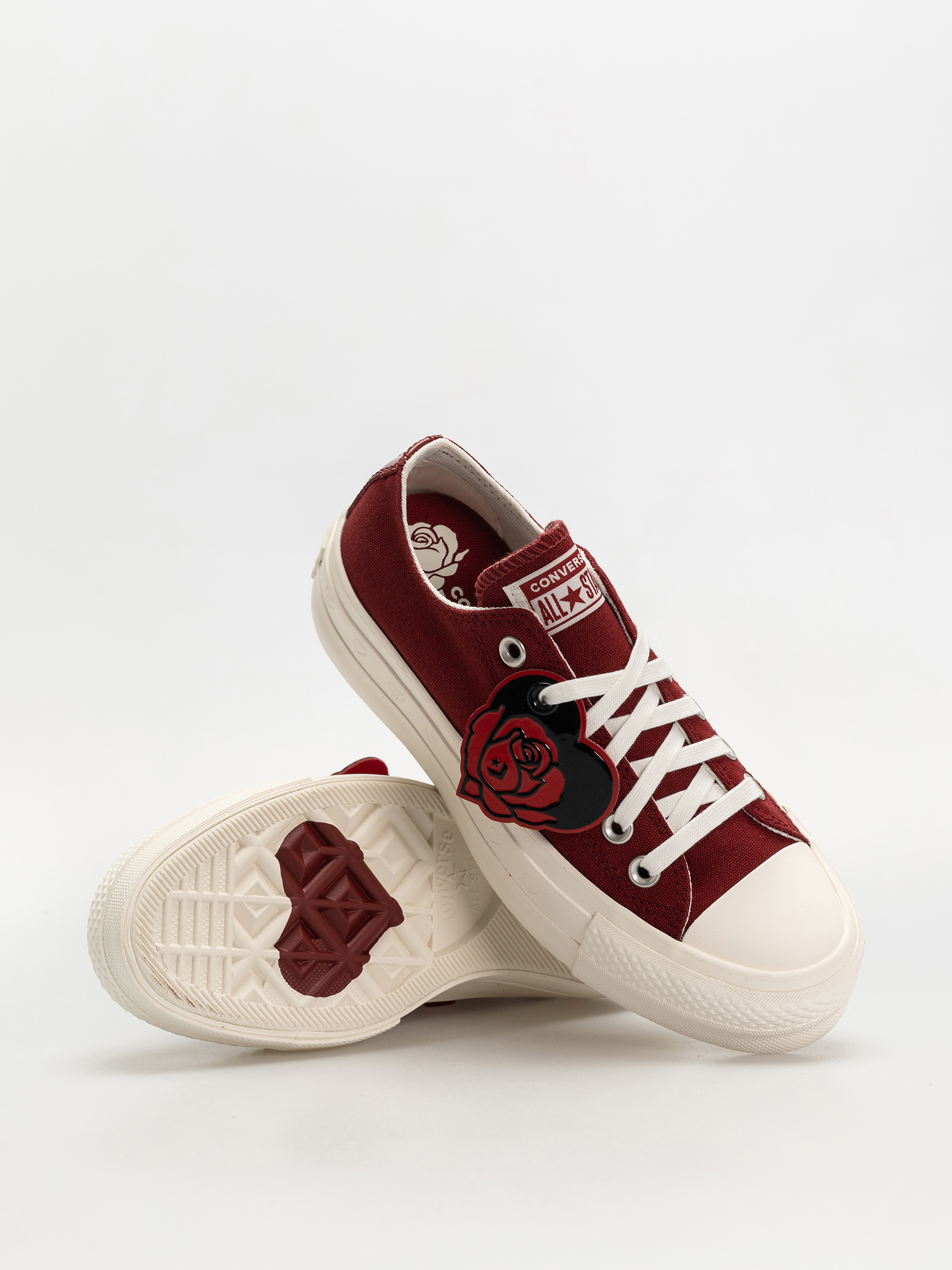 Кеди Converse Chuck Taylor All Star Lift Ox Wmn (park red/vintage white/egret)