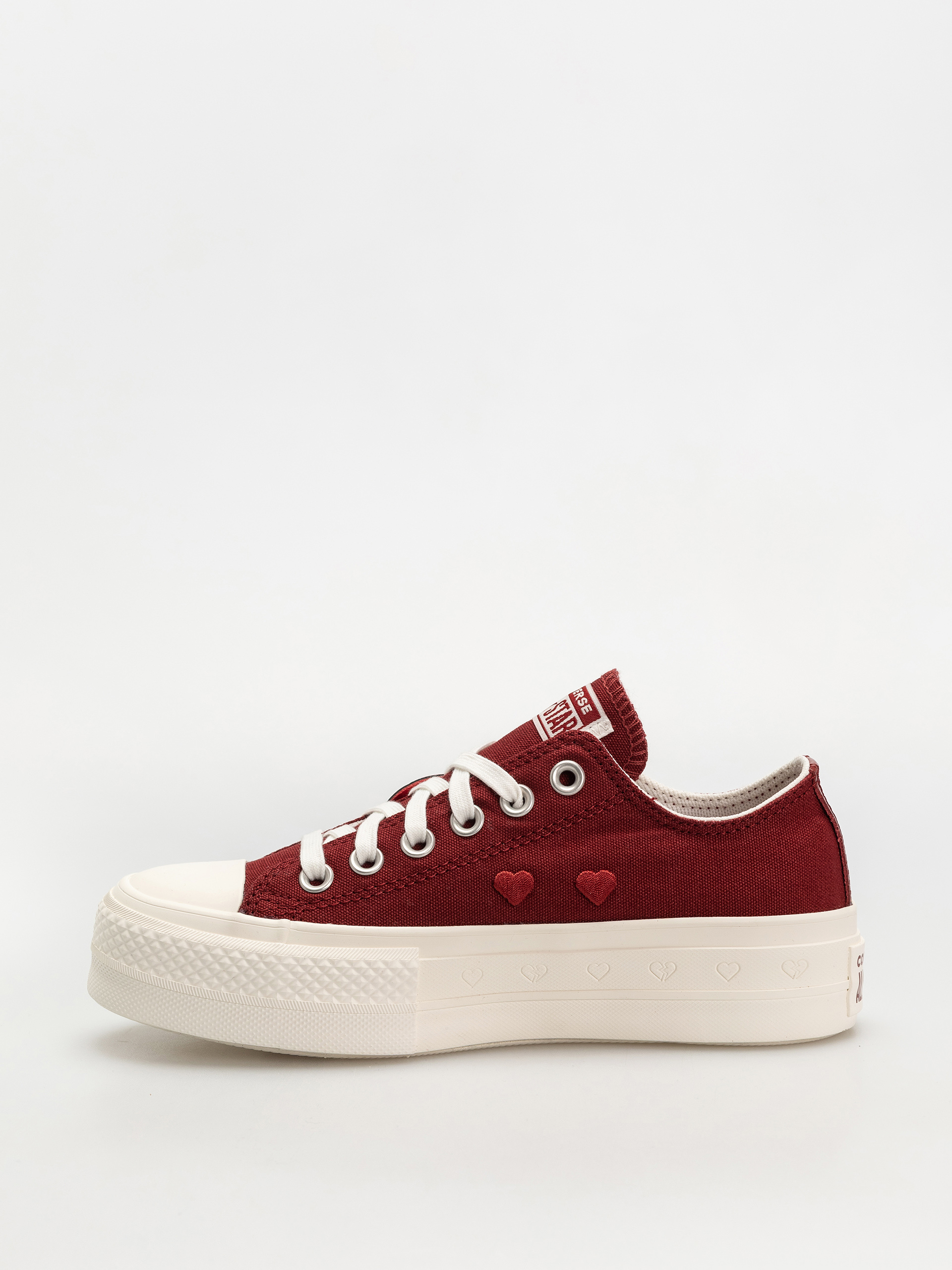 Кеди Converse Chuck Taylor All Star Lift Ox Wmn (park red/vintage white/egret)