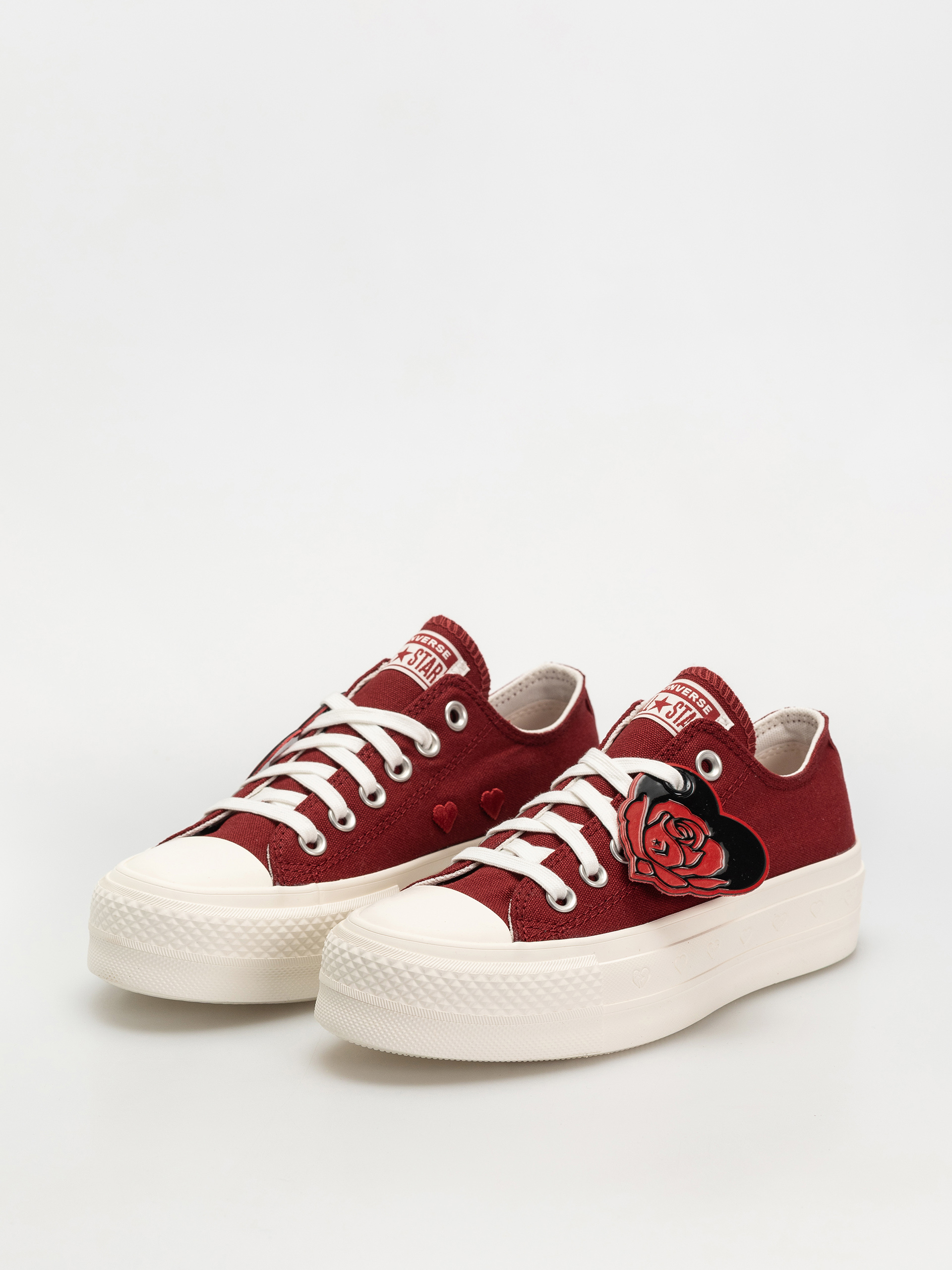 Кеди Converse Chuck Taylor All Star Lift Ox Wmn (park red/vintage white/egret)
