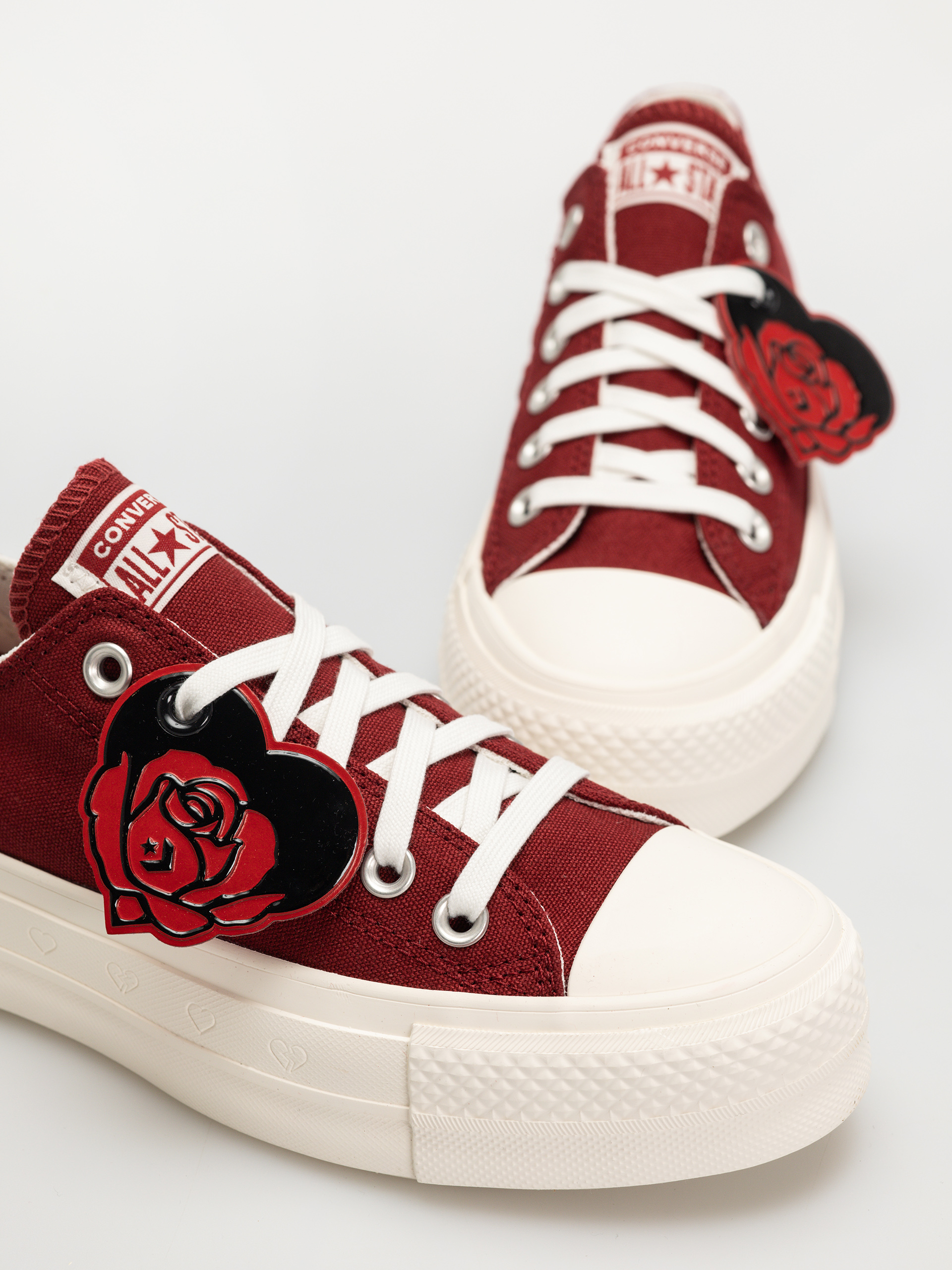 Кеди Converse Chuck Taylor All Star Lift Ox Wmn (park red/vintage white/egret)