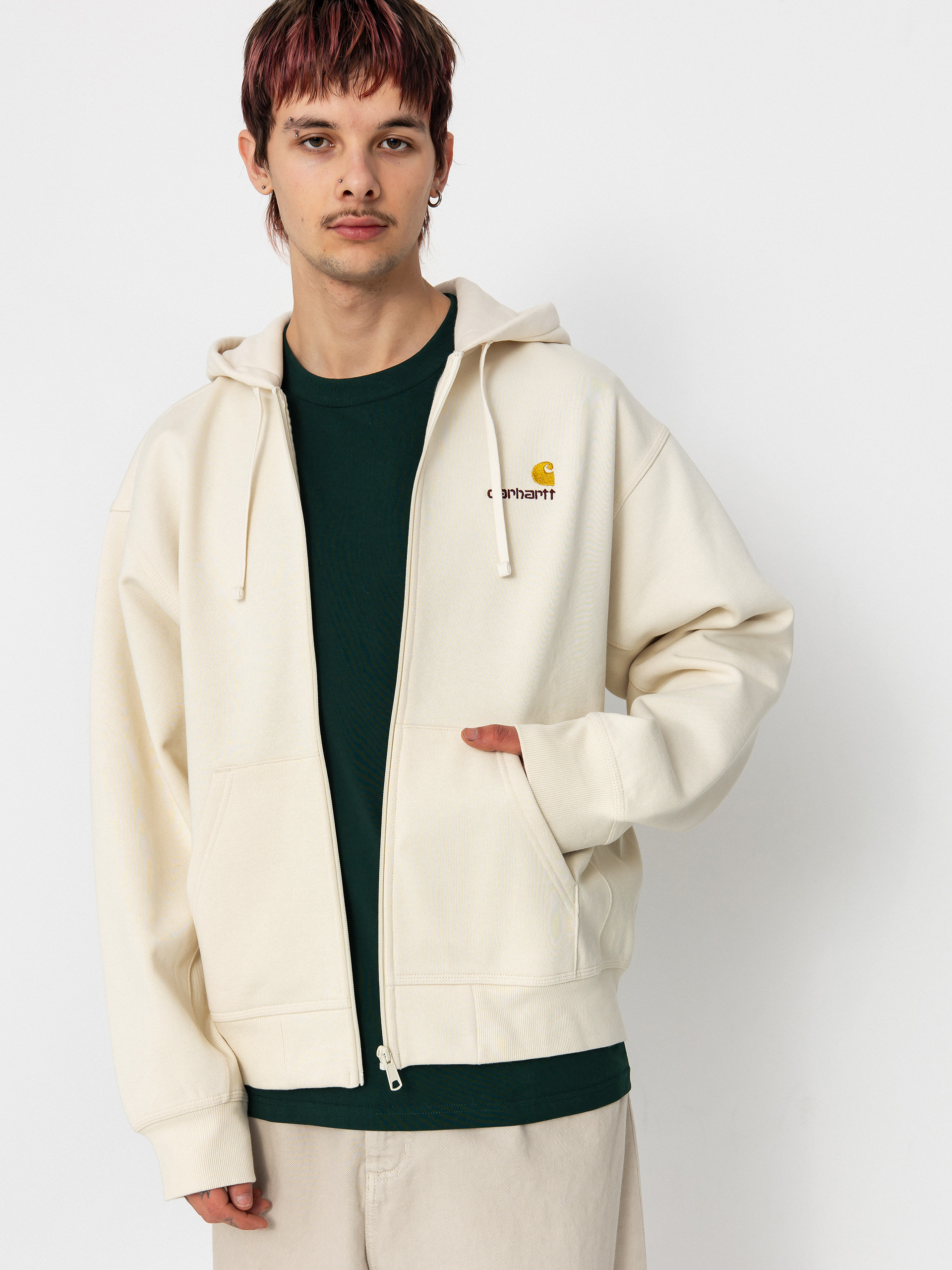 Худі Carhartt WIP American Script ZHD (natural)