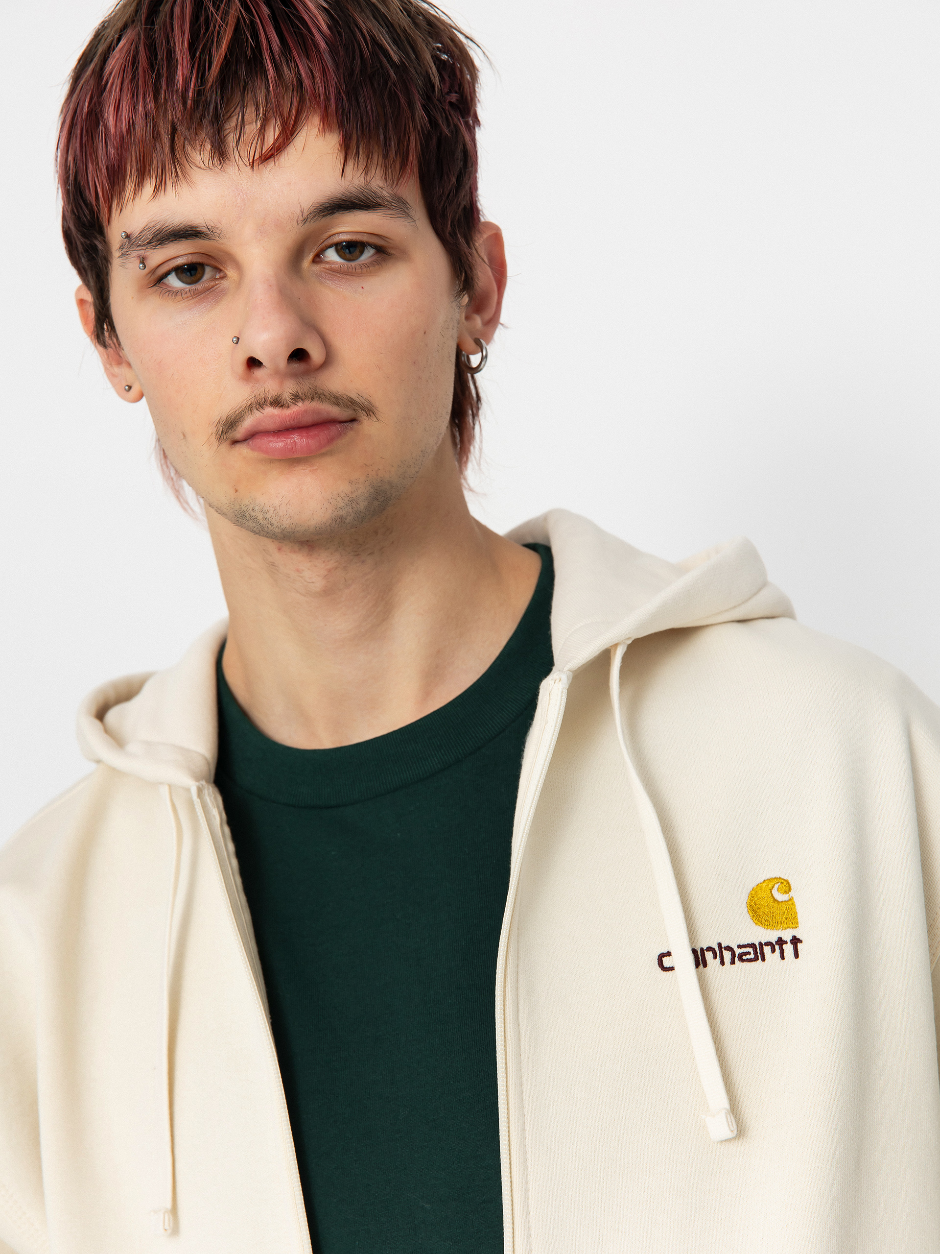 Худі Carhartt WIP American Script ZHD (natural)