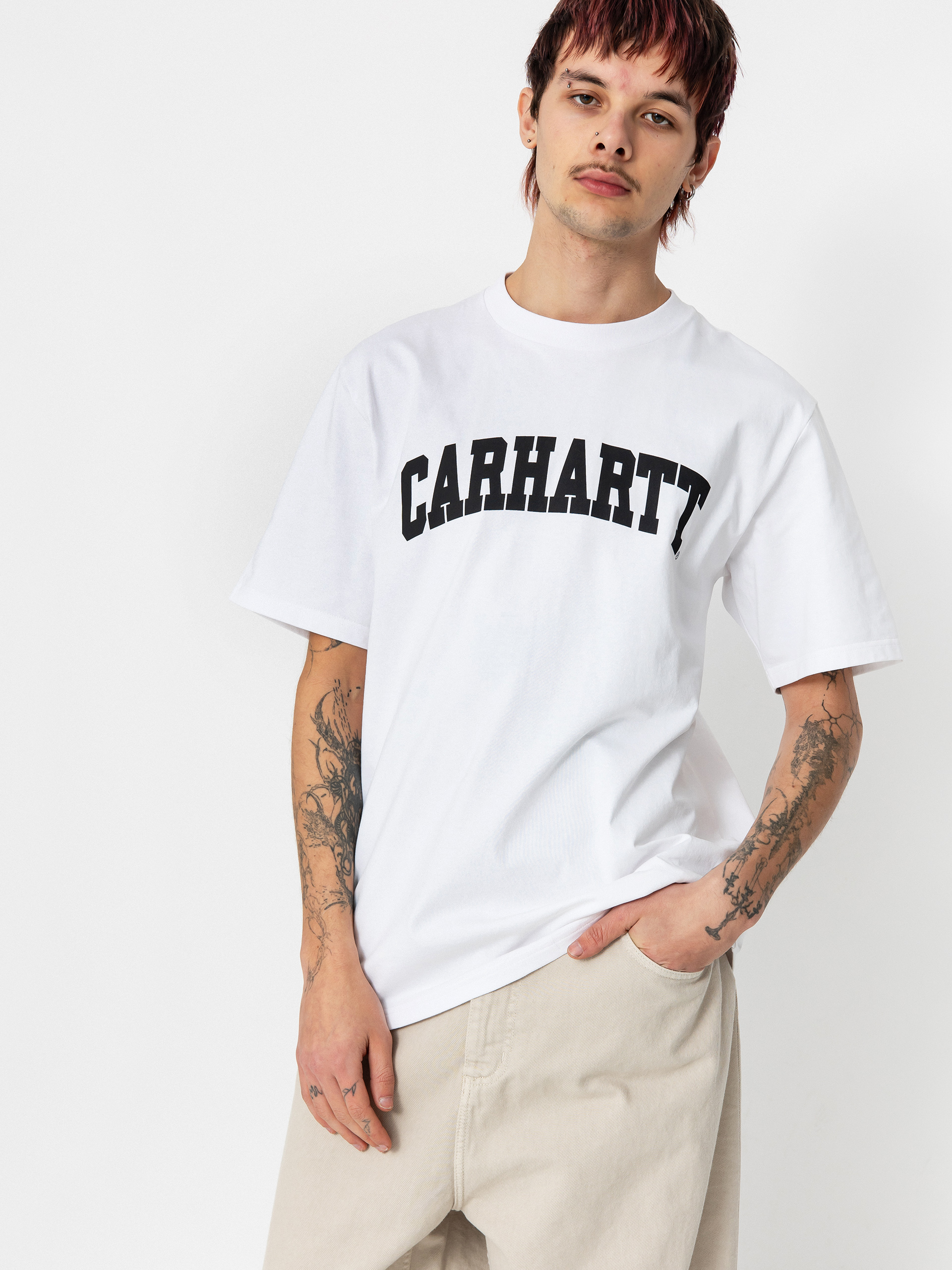 Футболка Carhartt WIP University (white/black)