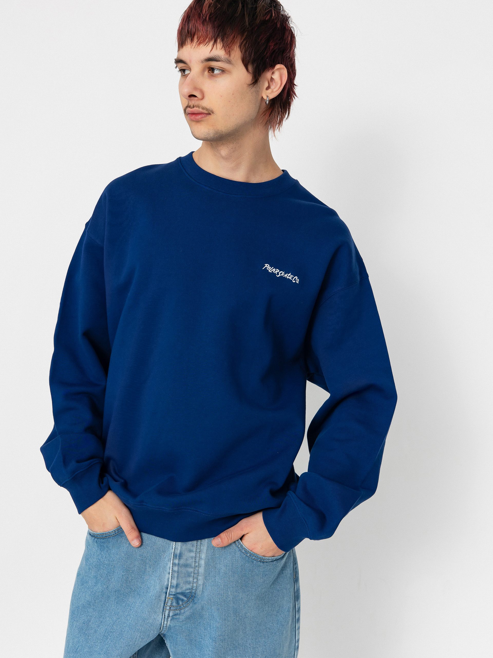 Світшот Polar Skate Dave Crewneck (deep royal blue)