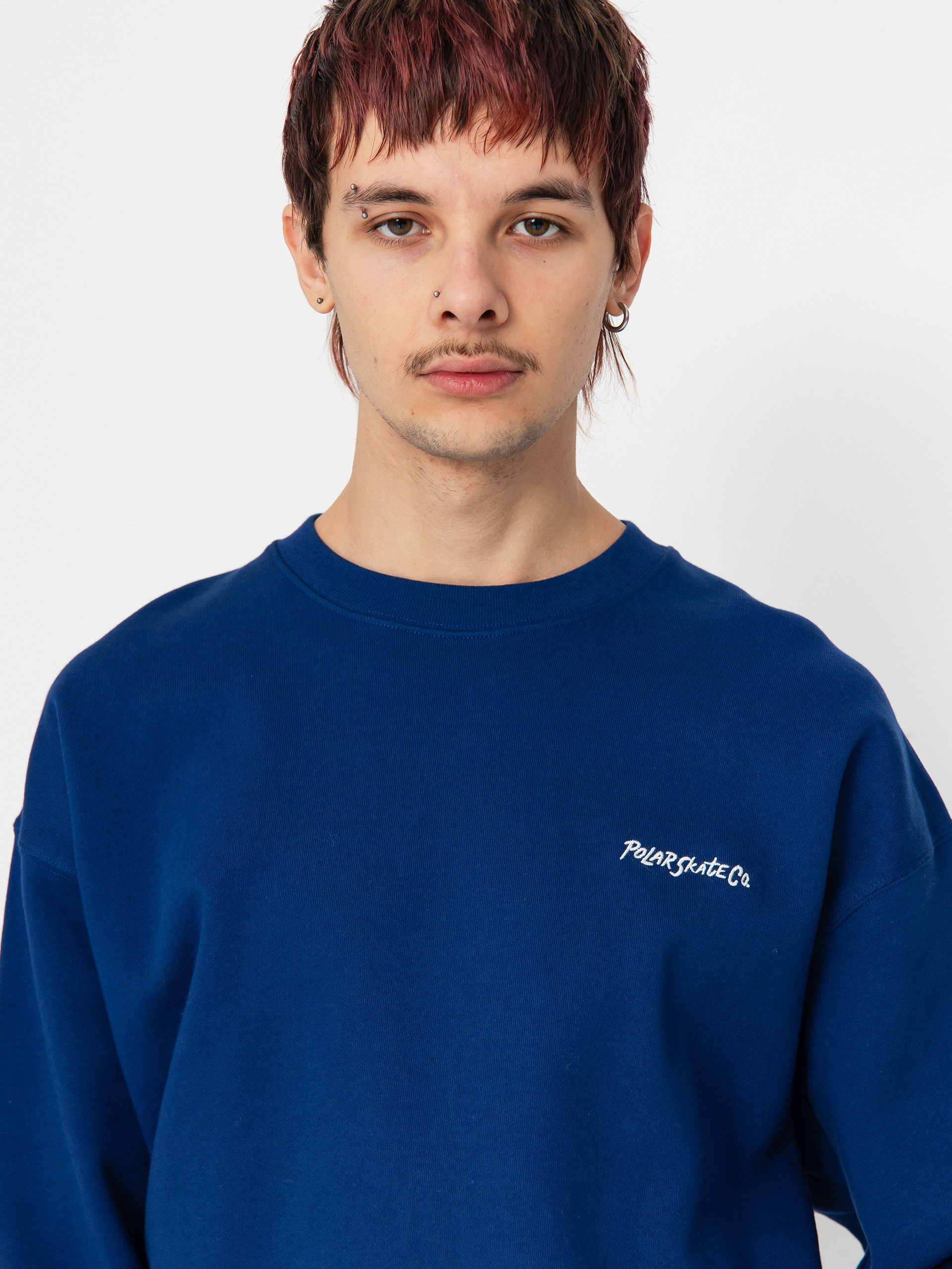Світшот Polar Skate Dave Crewneck (deep royal blue)