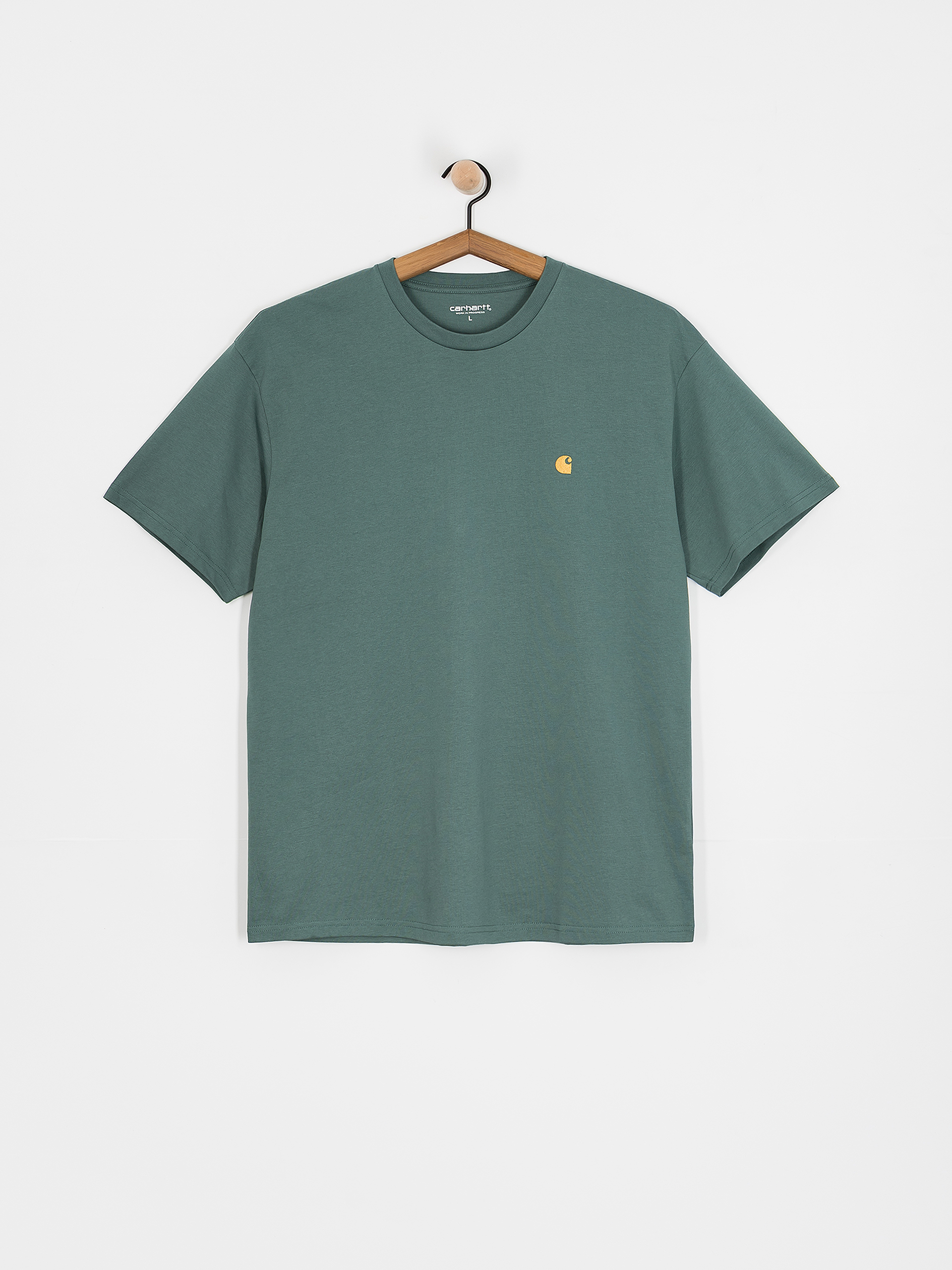 Футболка Carhartt WIP Chase (silver pine/gold)