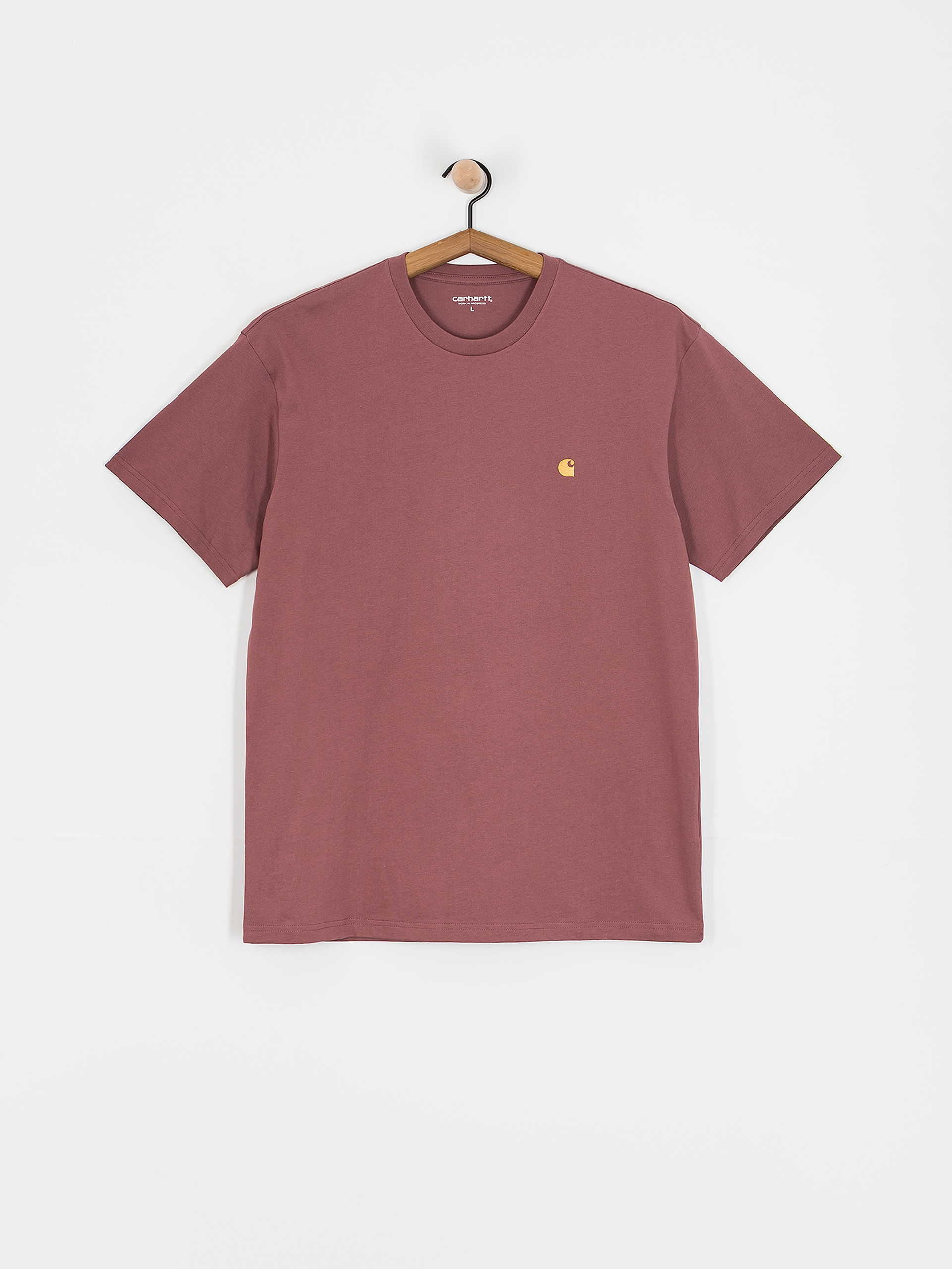 Футболка Carhartt WIP Chase (dusky pink/gold)