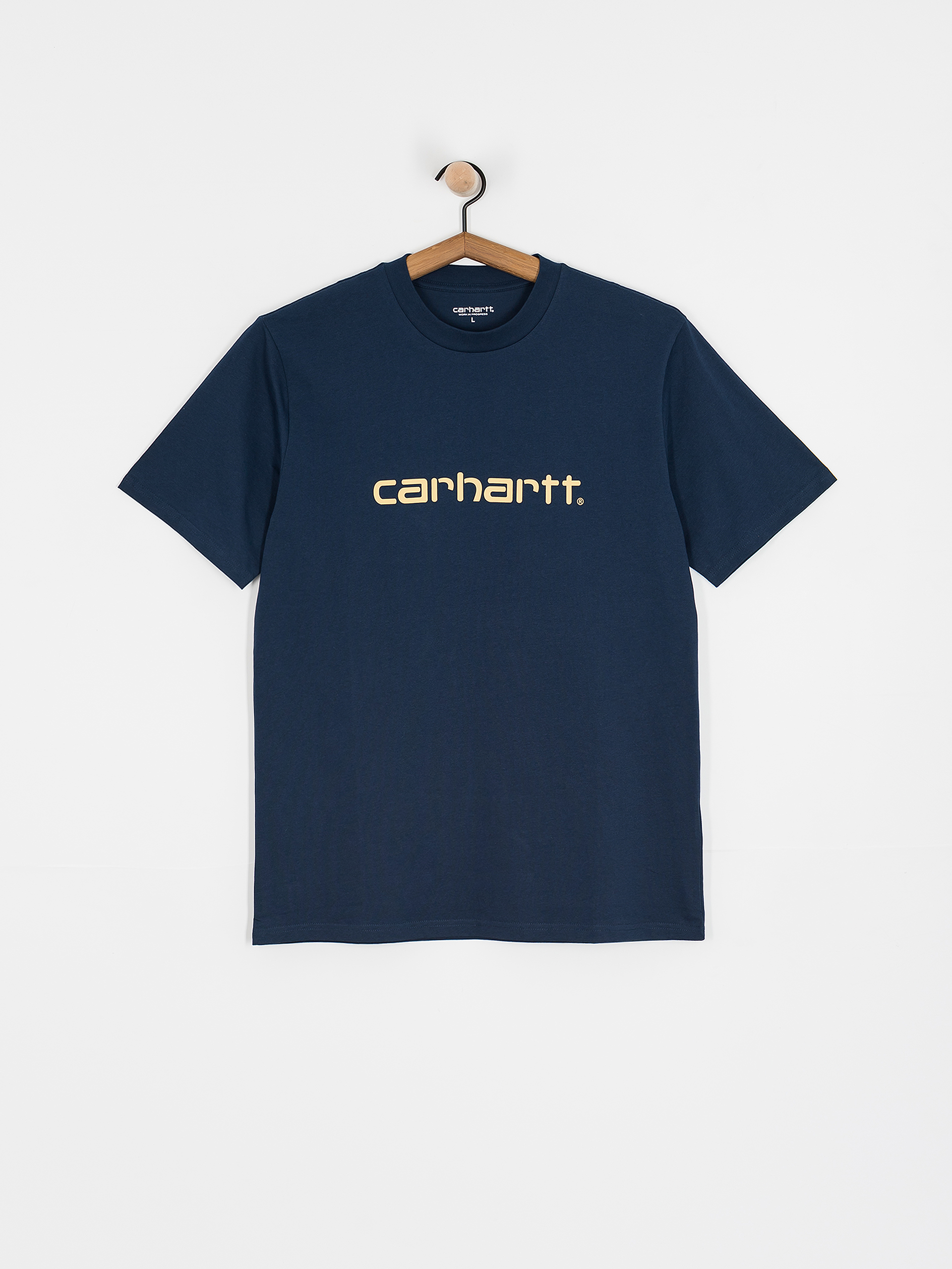 Футболка Carhartt WIP Script (ink/air yellow)